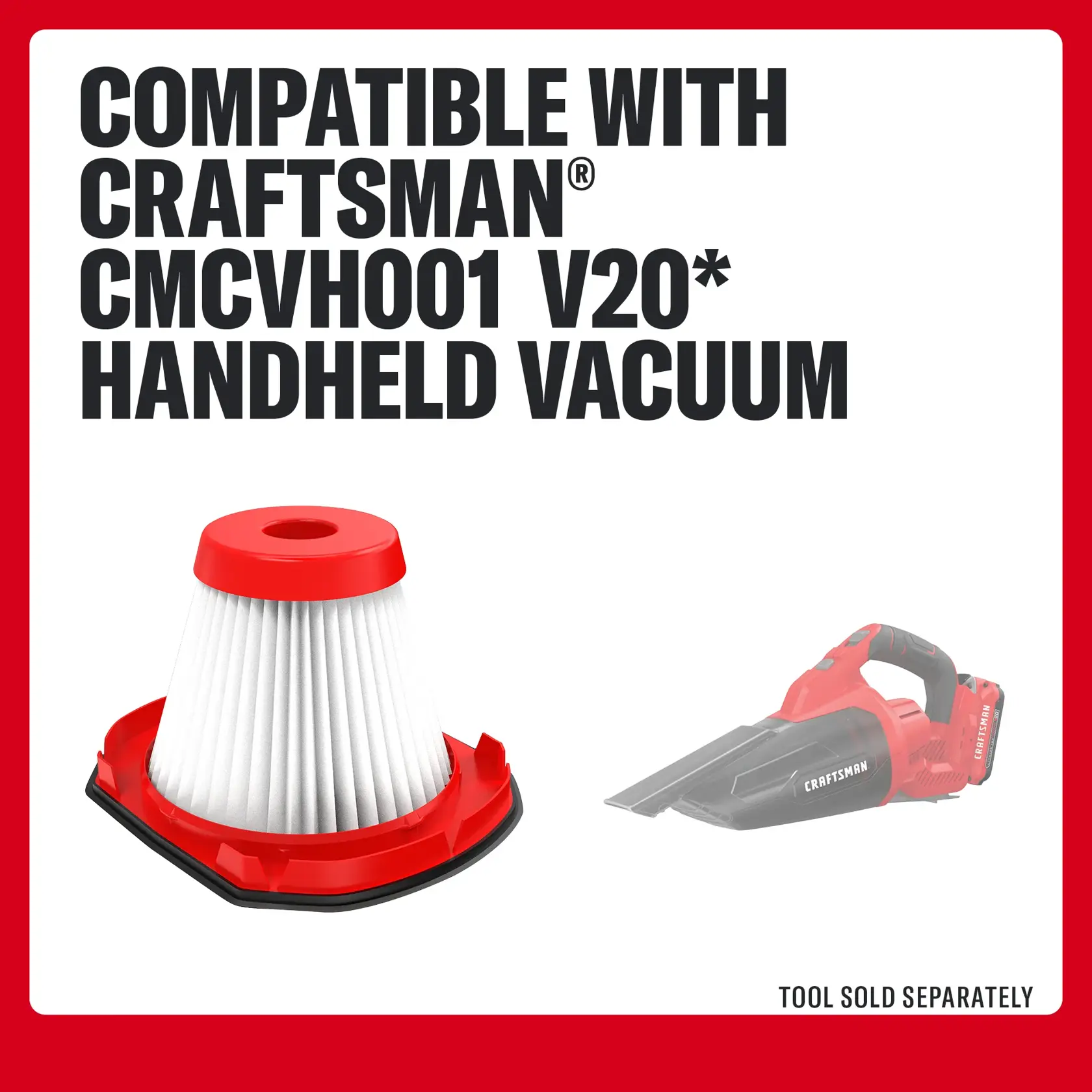 CRAFTSMAN® Replacement Filter for Hand Vacuum