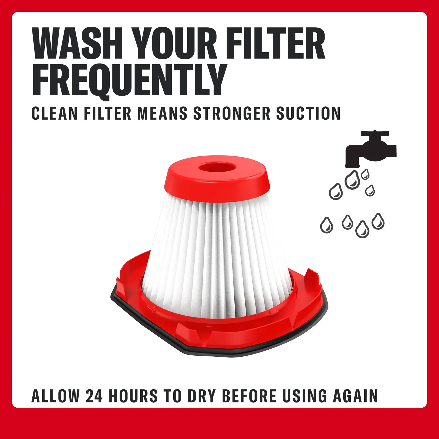 CRAFTSMAN® Replacement Filter for Hand Vacuum