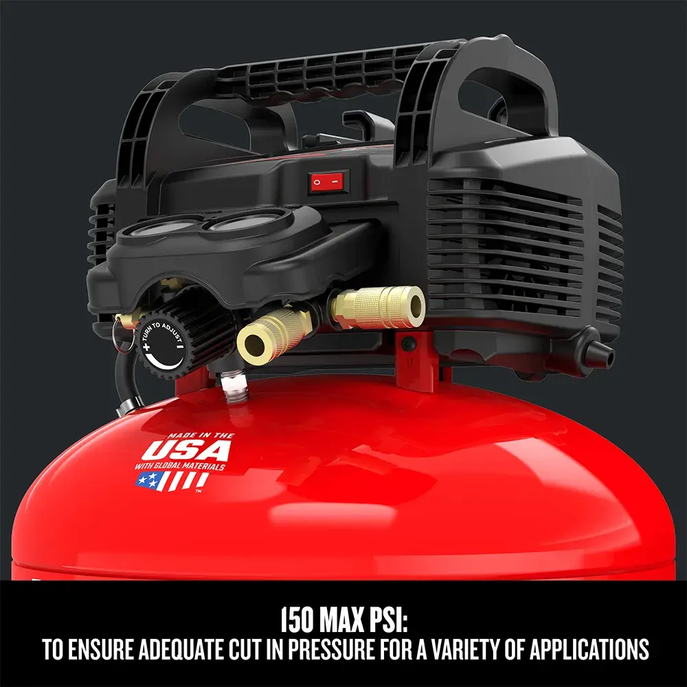 Graphic of CRAFTSMAN Air Tools & Compressors highlighting product features