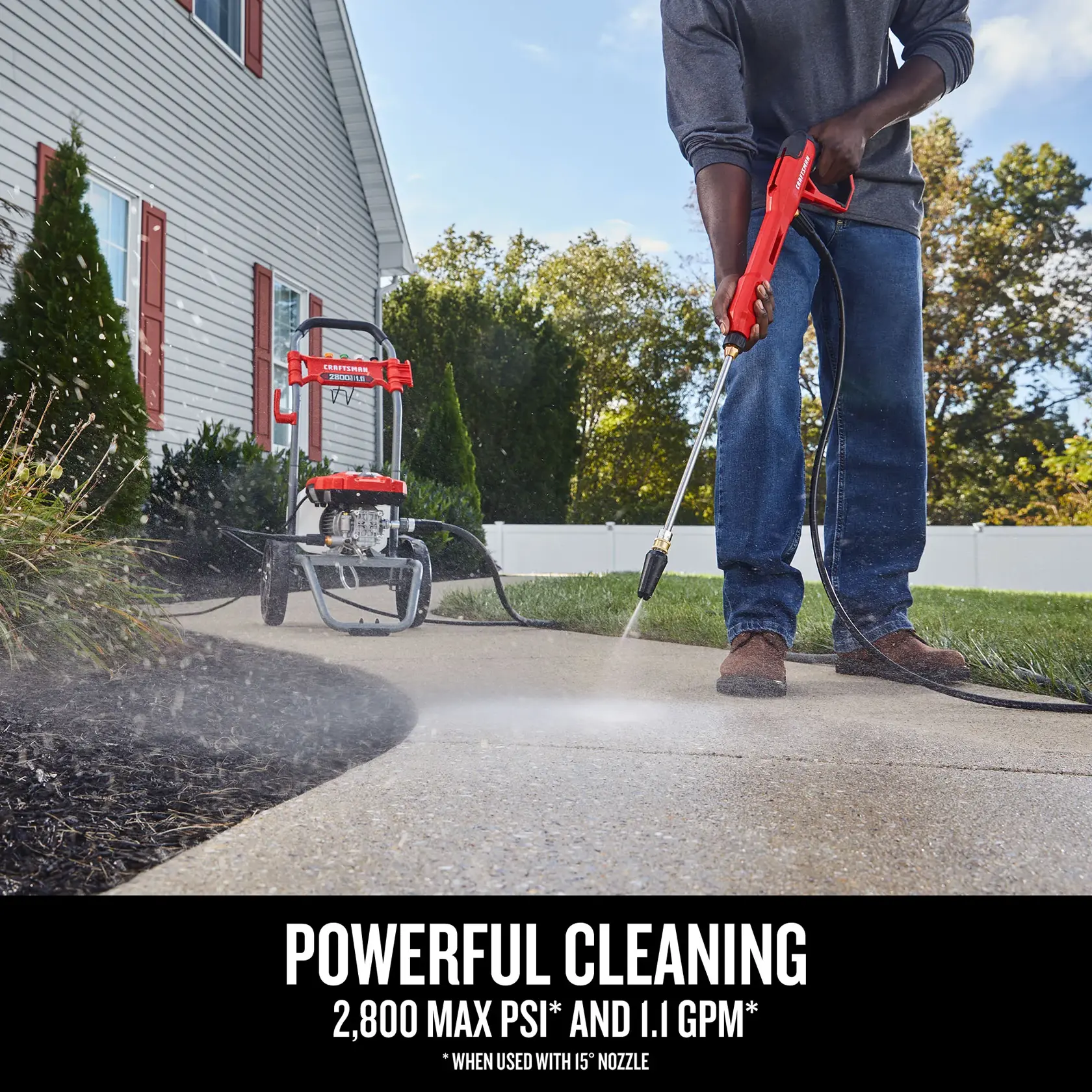CRAFTSMAN 2800 PSI Cold Water Pressure Washer 