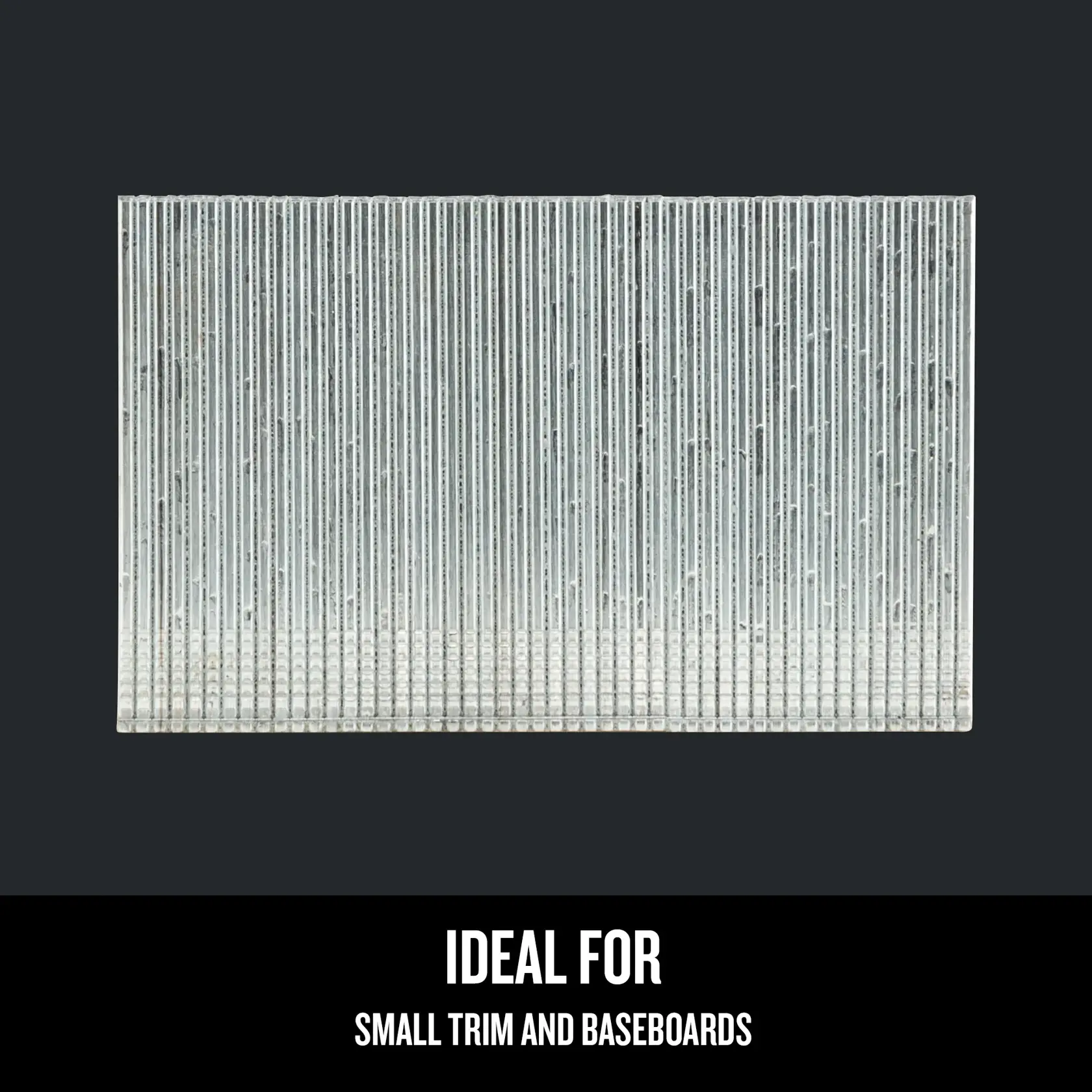 Graphic of CRAFTSMAN Fasteners: Finishing Nails highlighting product features