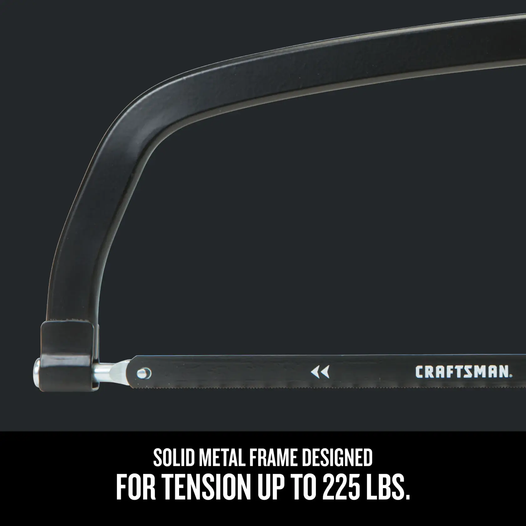 Graphic of CRAFTSMAN Hacksaw highlighting product features