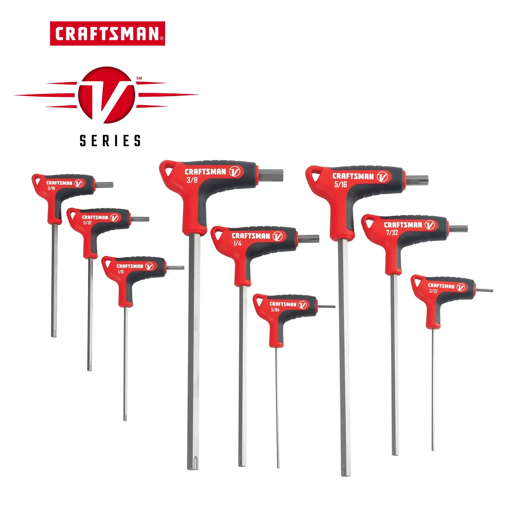 Graphic of CRAFTSMAN Screwdrivers: Hex Keys highlighting product features