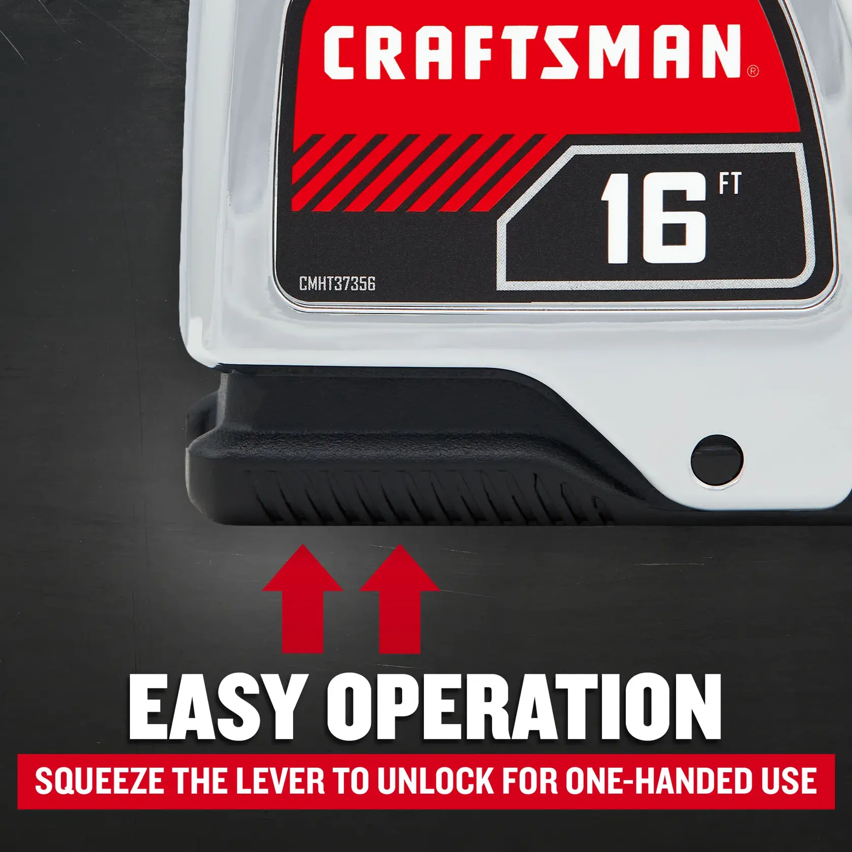 CRAFTSMAN CMHT37370S 16 ft. Chromelock Tape Measure F+B