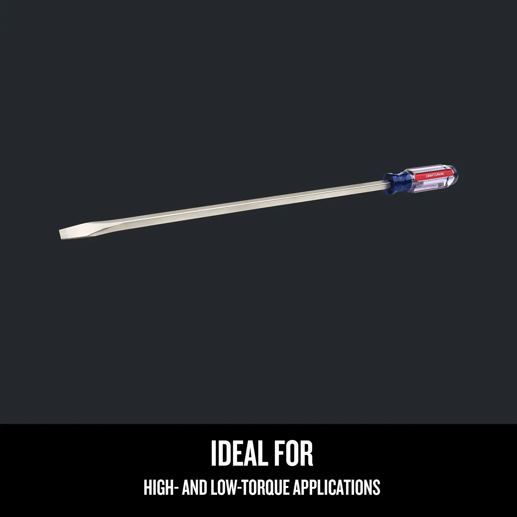 Graphic of CRAFTSMAN Screwdrivers: Acetate highlighting product features