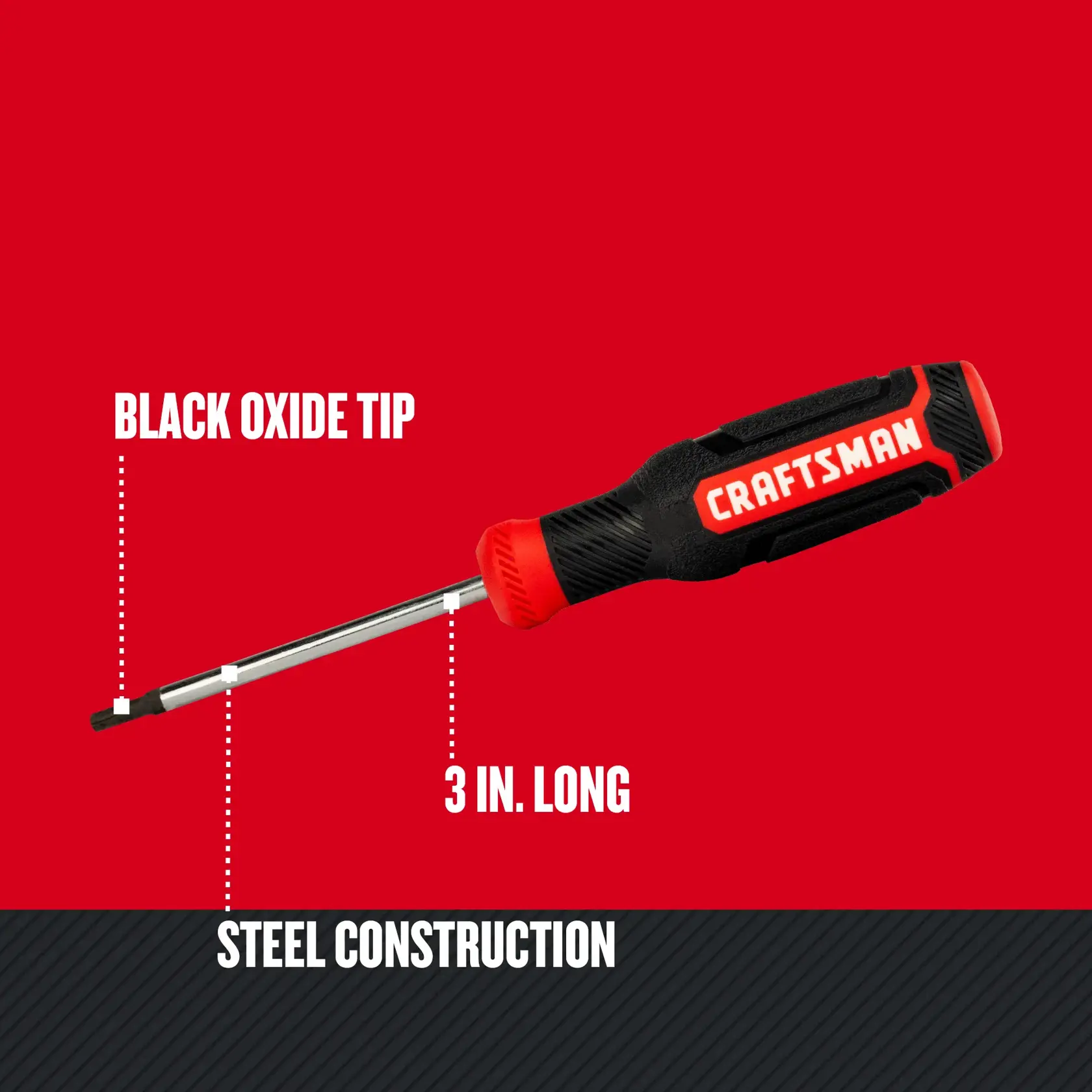 CRAFTSMAN® T20 x 3-Inch Bi-Material Screwdriver