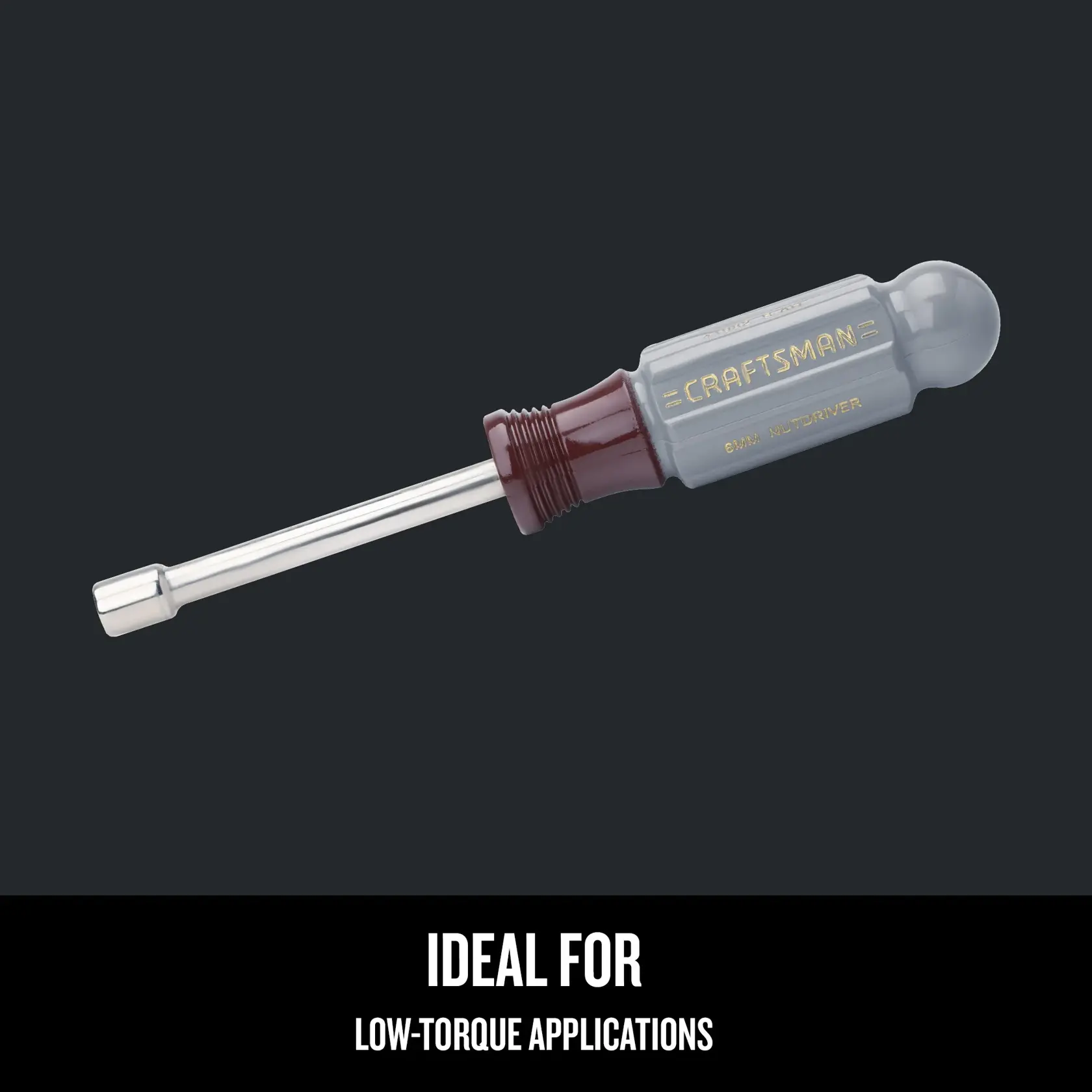 Graphic of CRAFTSMAN Accessories: Nut Drivers highlighting product features