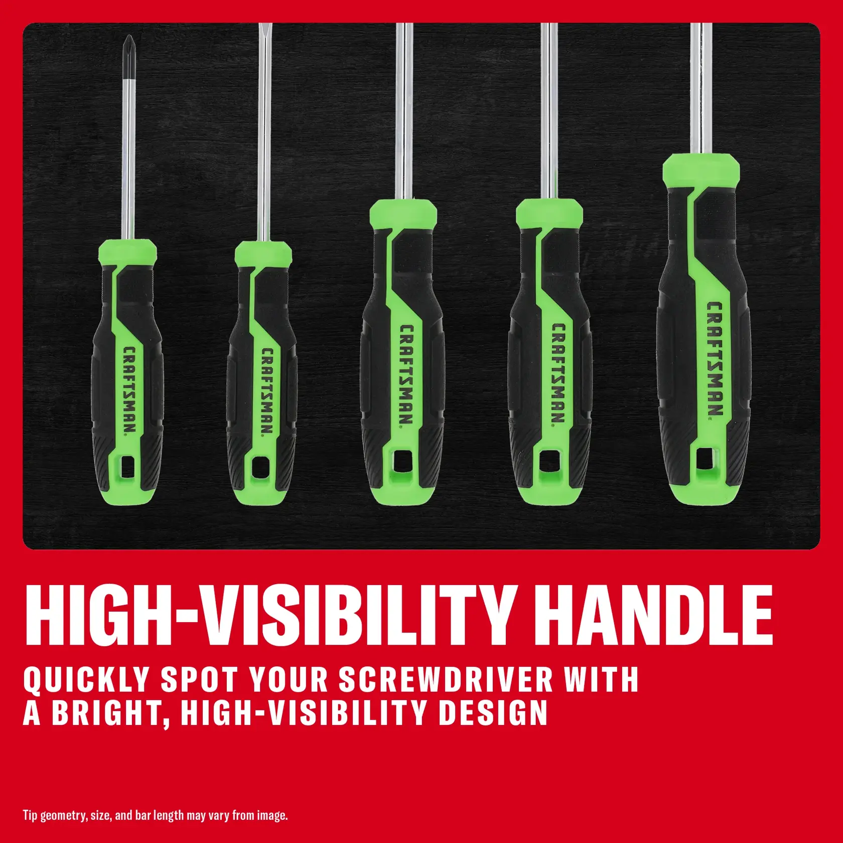 Hi-Vis Screwdriver Set (5 Pc)