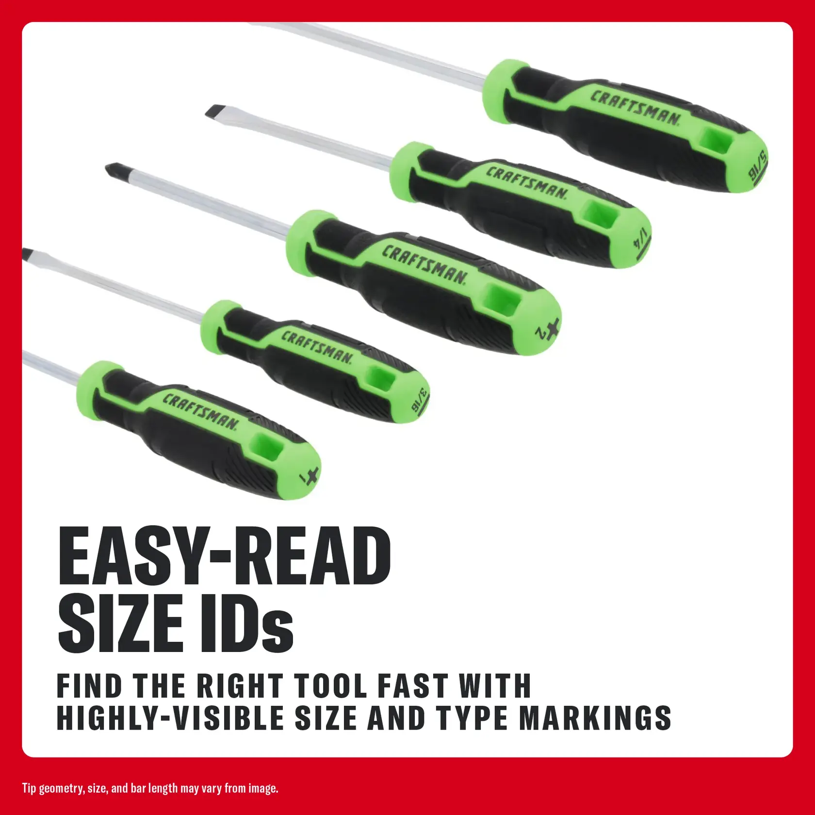 Hi-Vis Screwdriver Set (5 Pc)