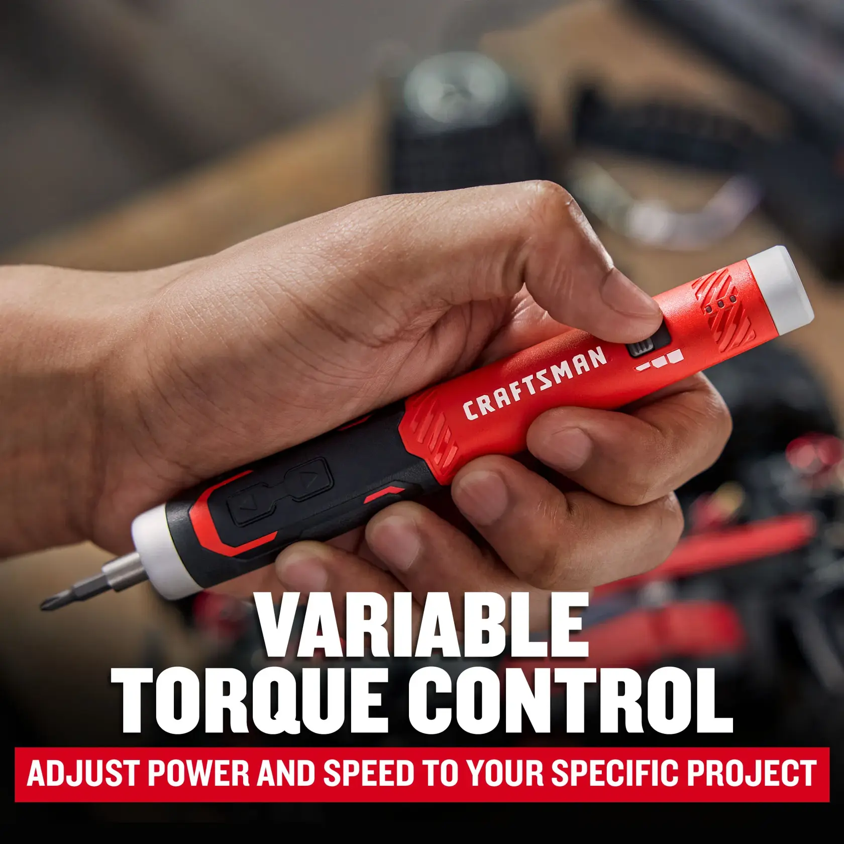 eComm Graphic Variable Torque Control CRAFTSMAN® Cordless Precision Screwdriver Set