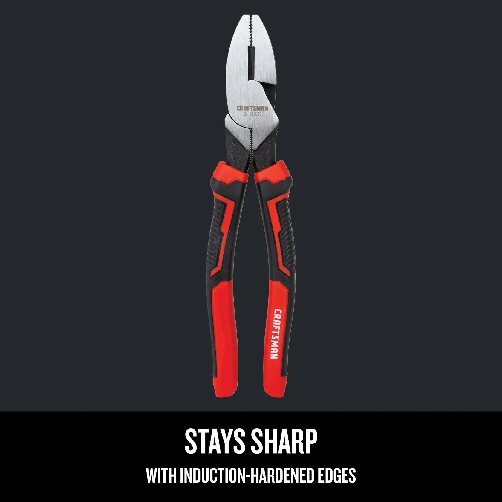 Graphic of CRAFTSMAN Pliers: Lineman highlighting product features