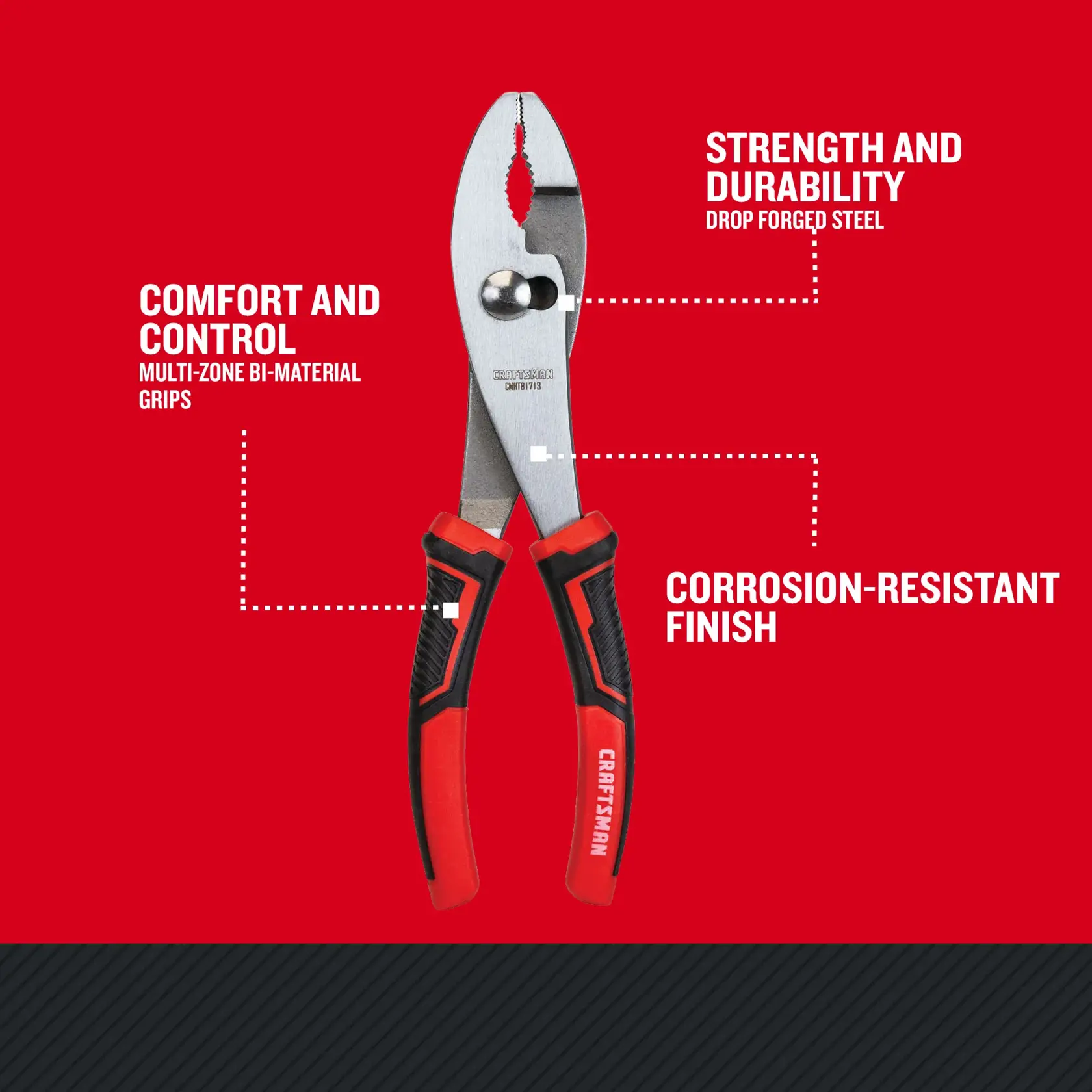 CRAFTSMAN CMHT81713 8-In. Slip Joint Pliers Walkaround