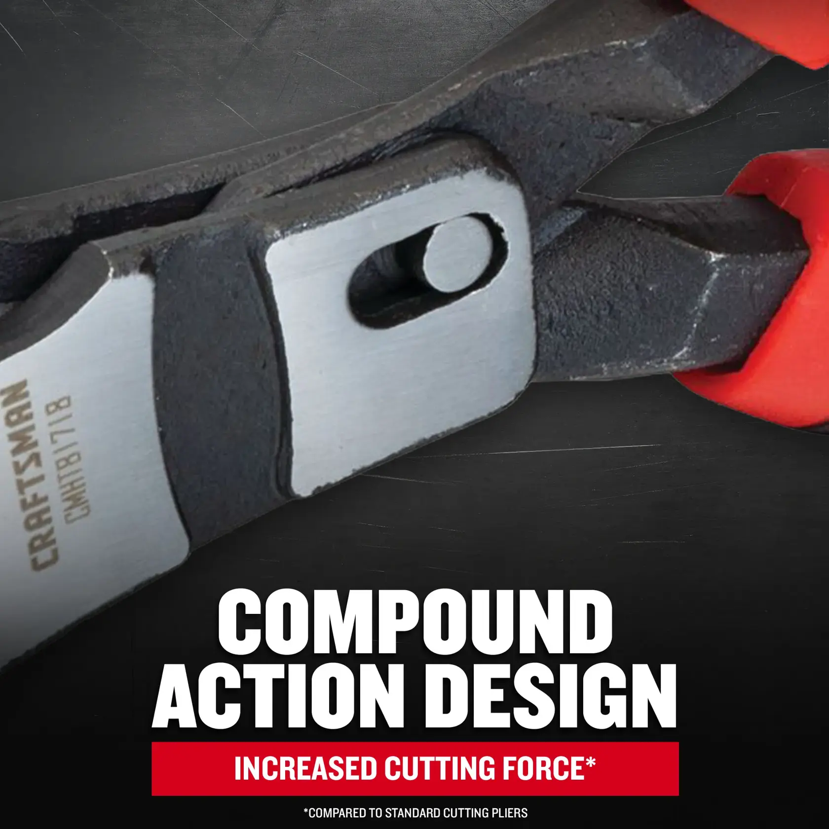 CRAFTSMAN CMHT81718 8-In. Compound Action Diagonal Pliers F+B