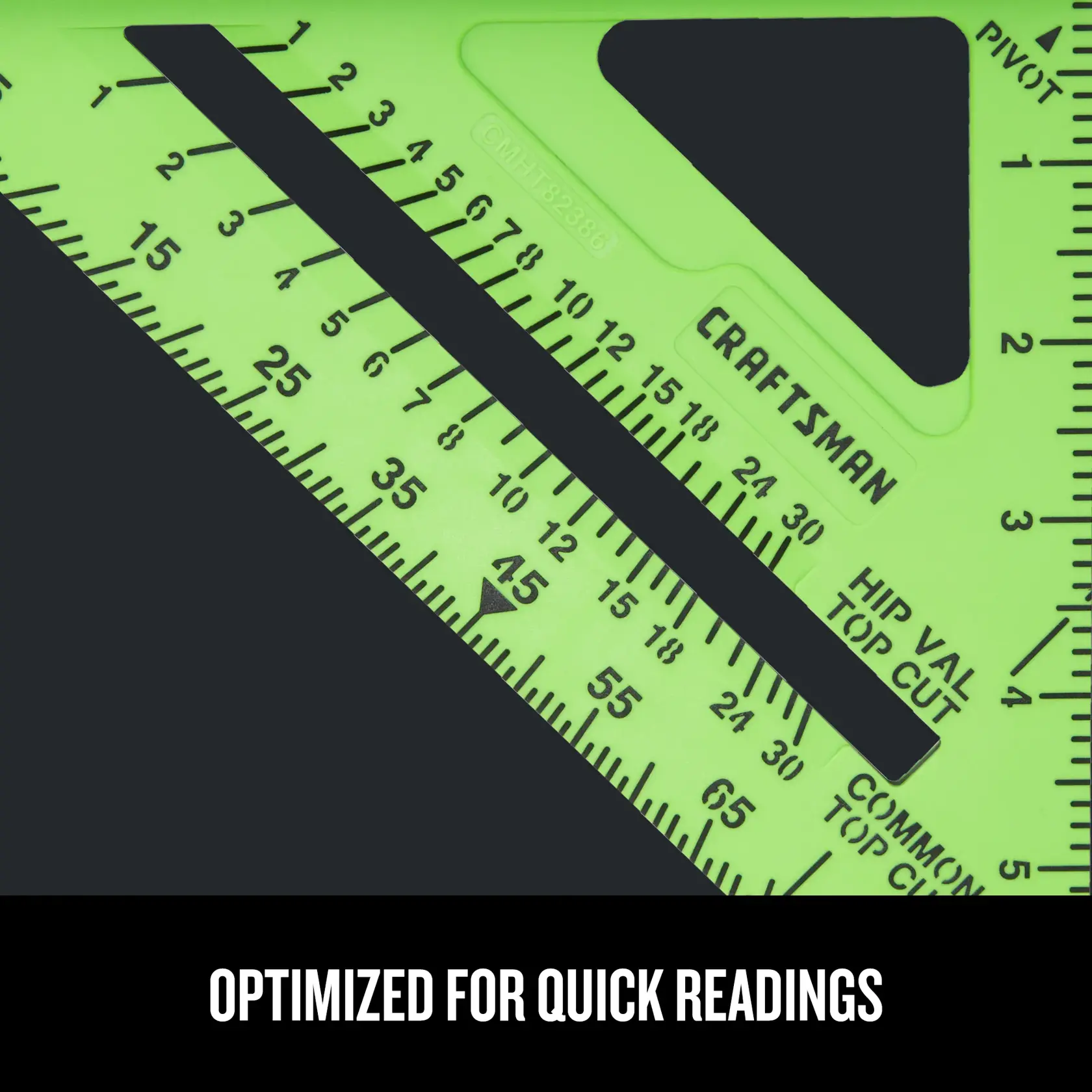 Graphic of CRAFTSMAN Marking & Layout: Squares highlighting product features