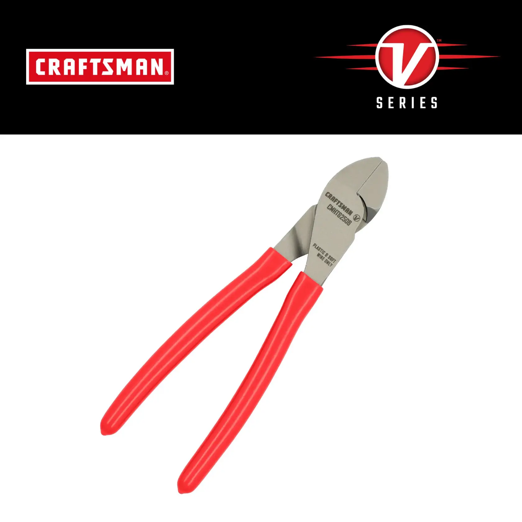 Graphic of CRAFTSMAN Pliers: Diagonal highlighting product features