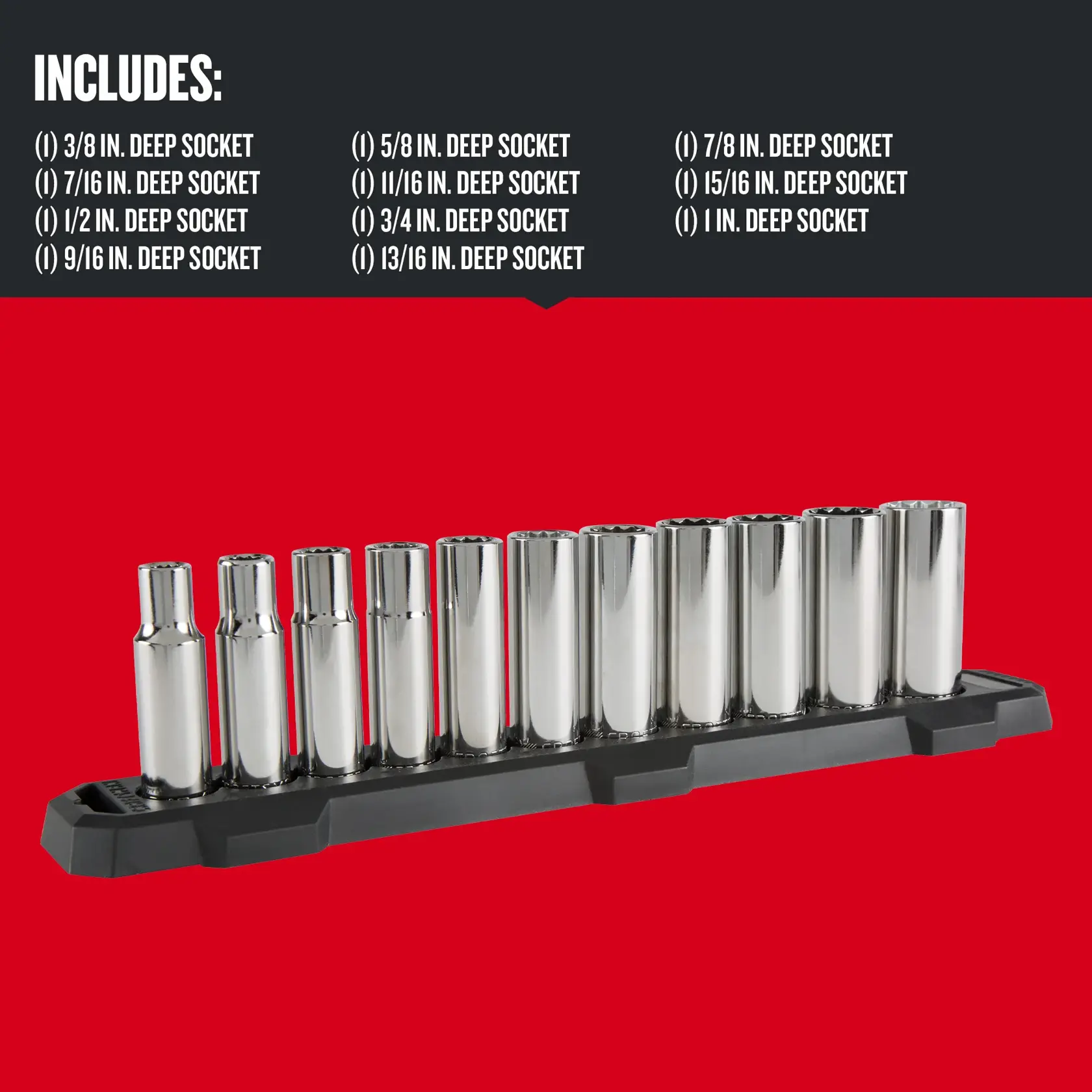 Graphic of CRAFTSMAN Sockets: Set highlighting product features