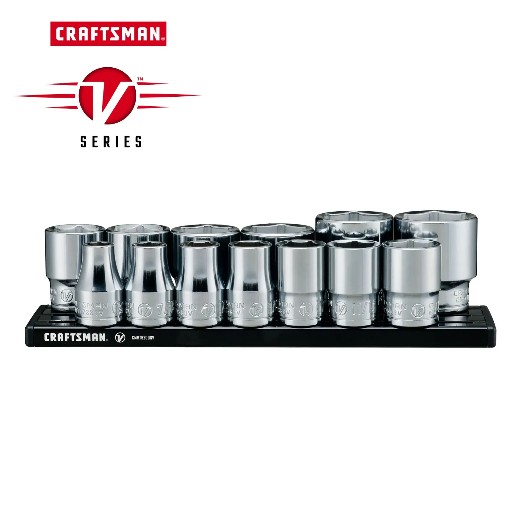 Graphic of CRAFTSMAN Sockets: 6-Point highlighting product features