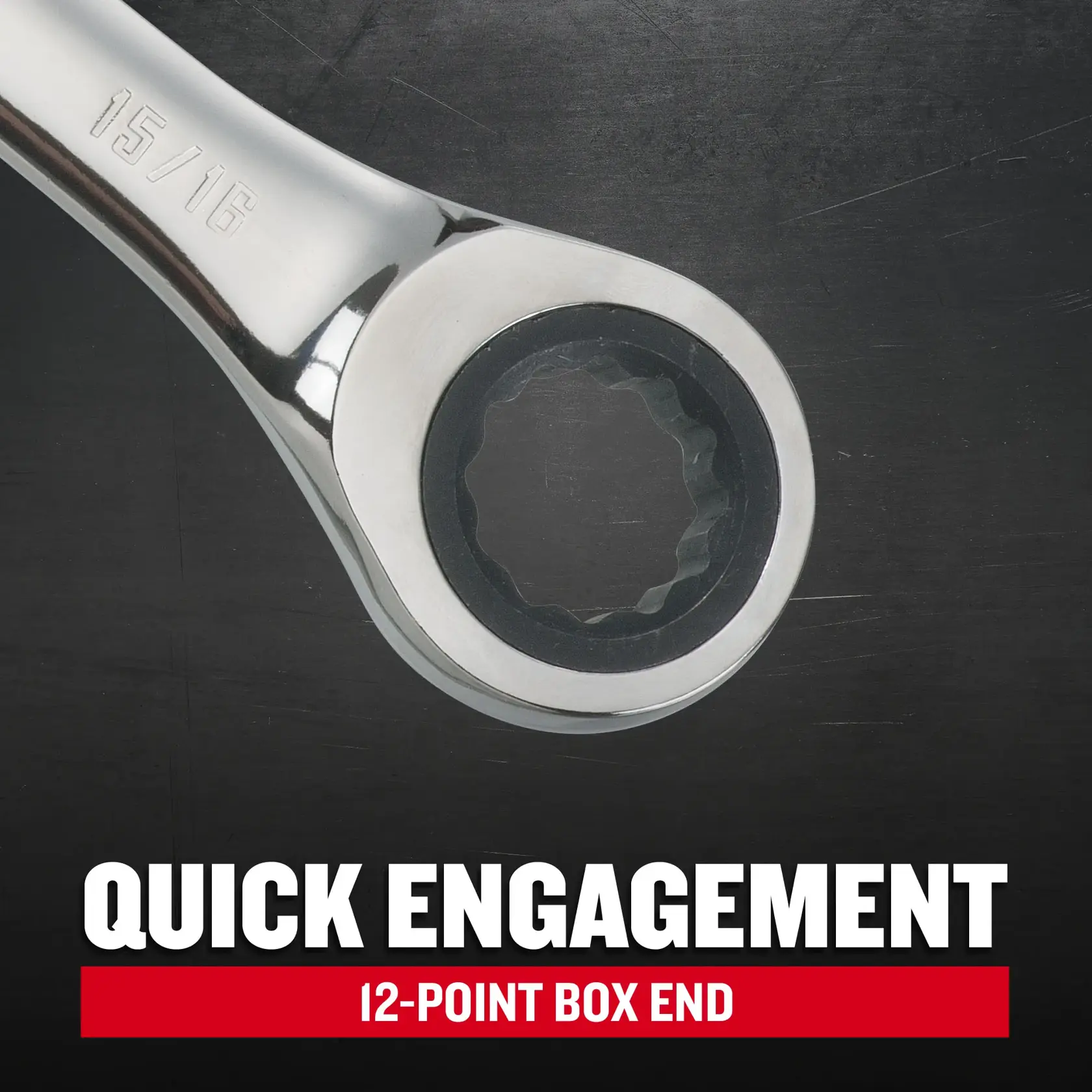 Craftsman CMMT38961 SAE 15/16 in. Ratcheting Wrench F+B