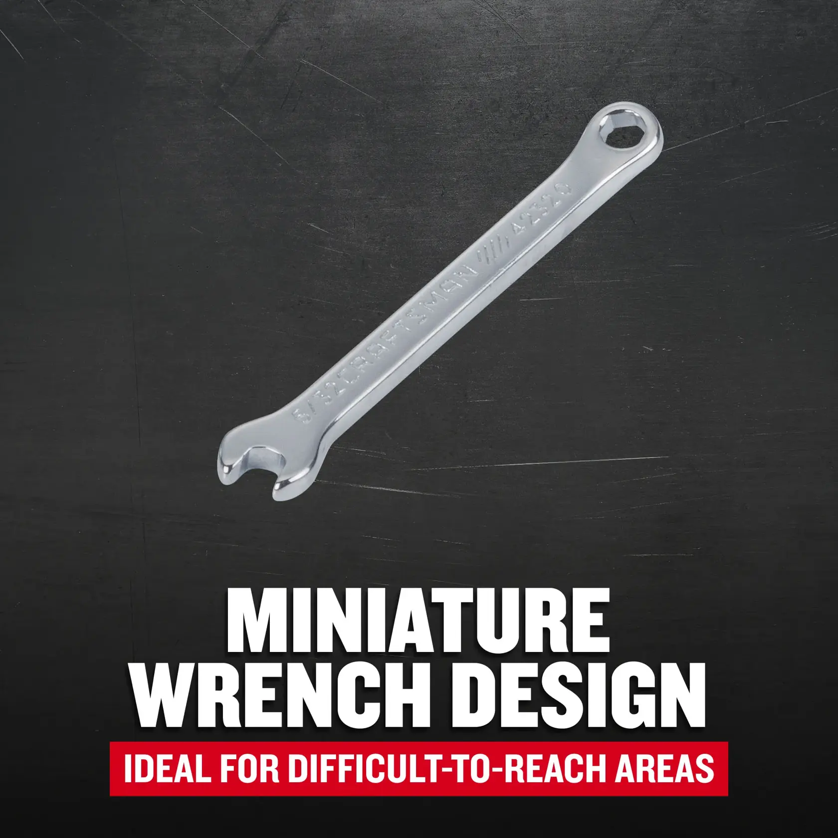 CRAFTSMAN CMMT42319 10 Piece Standard (SAE) Stubby Combination Wrench Set F+B