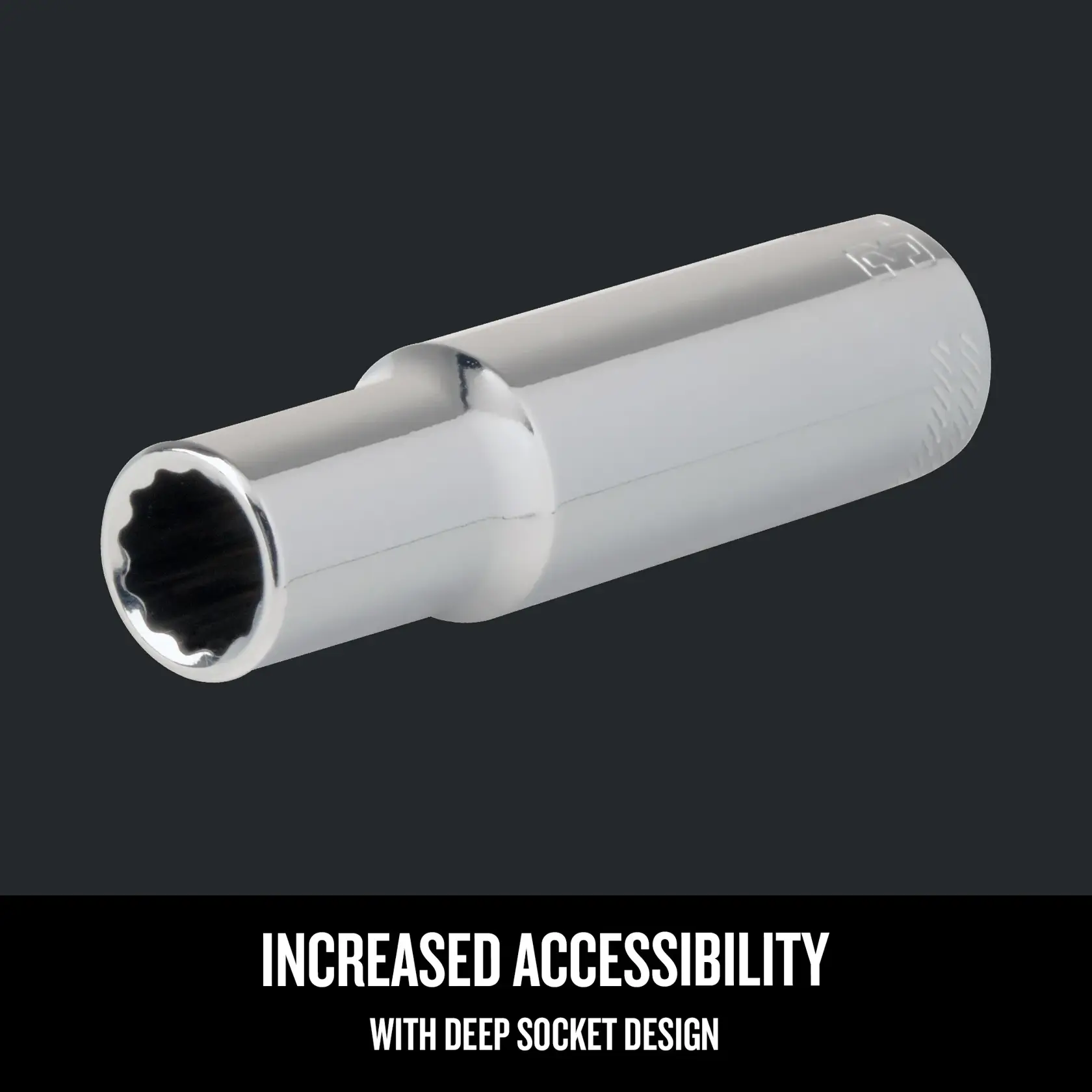 Graphic of CRAFTSMAN Sockets: 12-Point highlighting product features