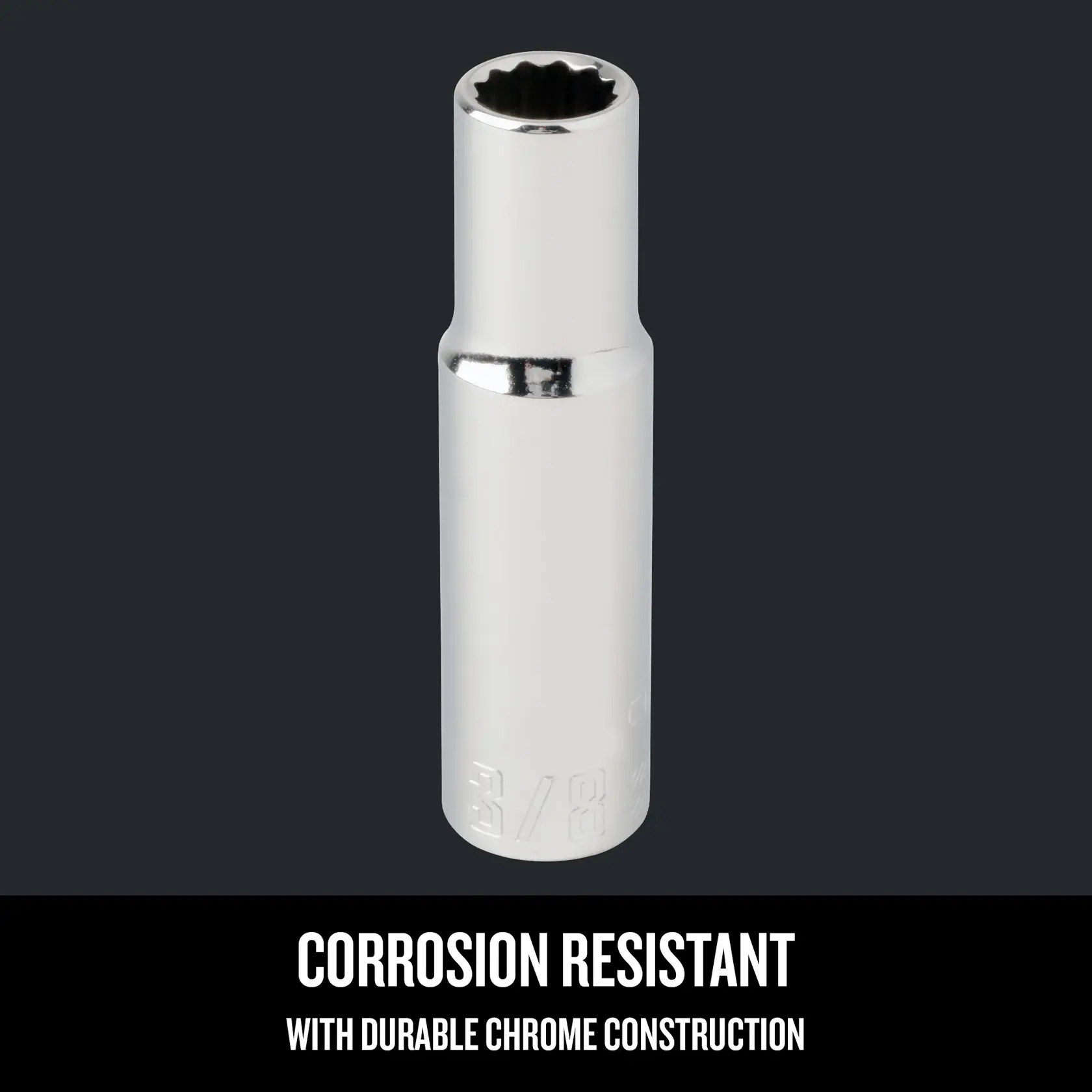 Graphic of CRAFTSMAN Sockets: 12-Point highlighting product features