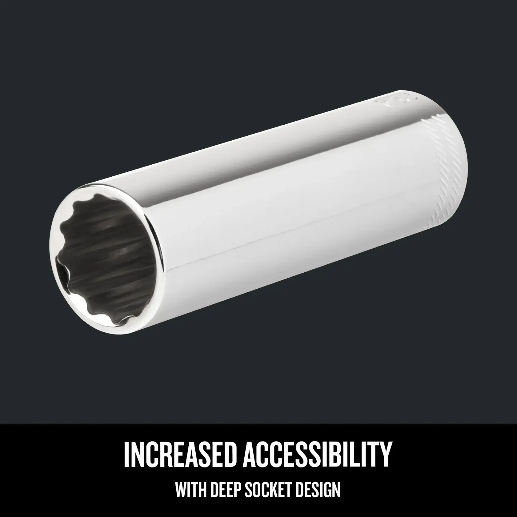 Graphic of CRAFTSMAN Sockets: 12-Point highlighting product features