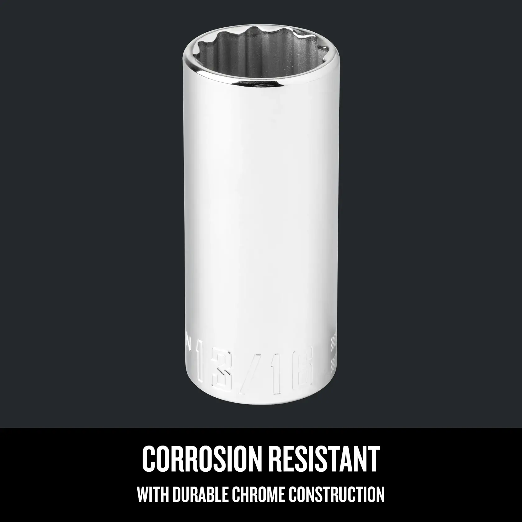 Graphic of CRAFTSMAN Sockets: 12-Point highlighting product features
