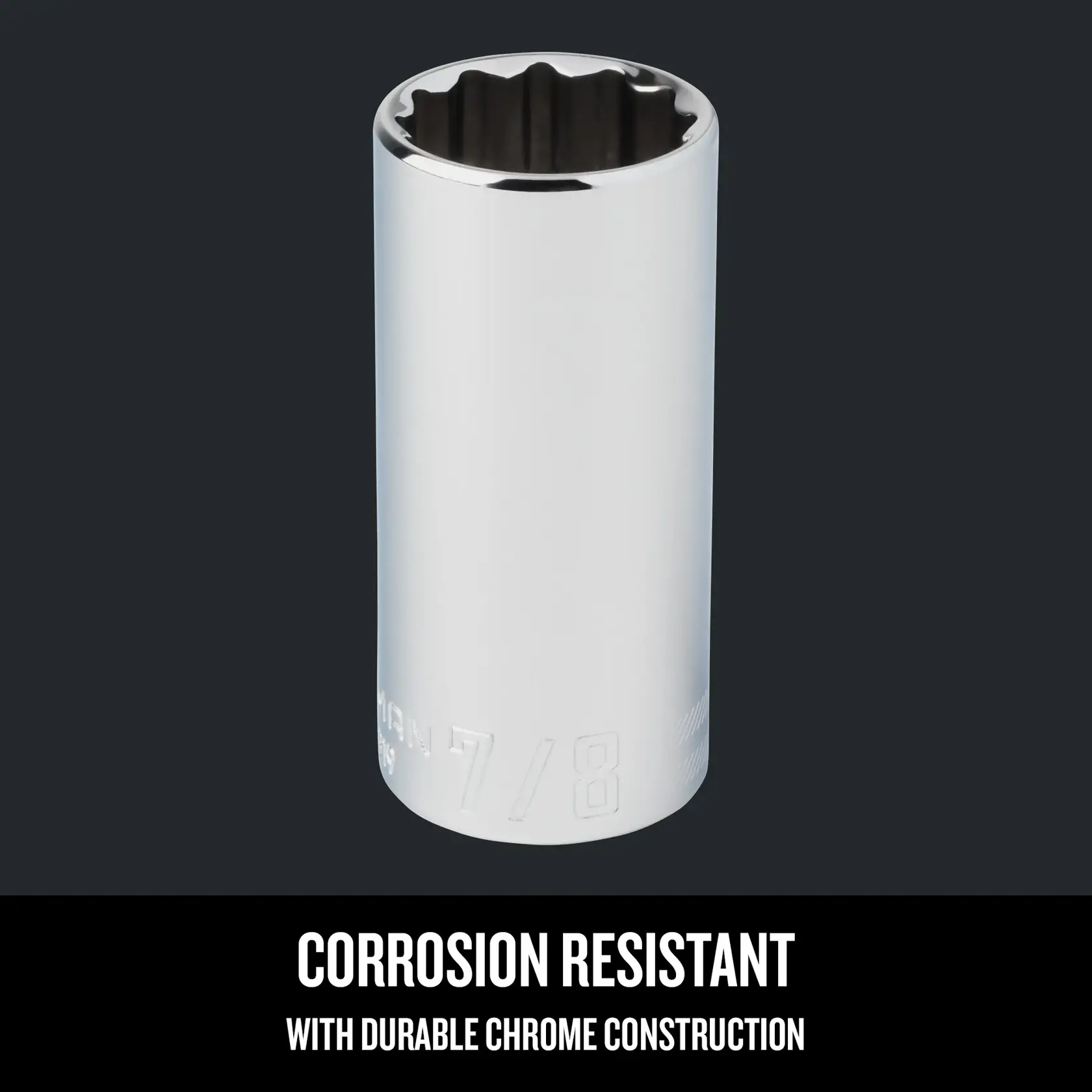 Graphic of CRAFTSMAN Sockets: 12-Point highlighting product features