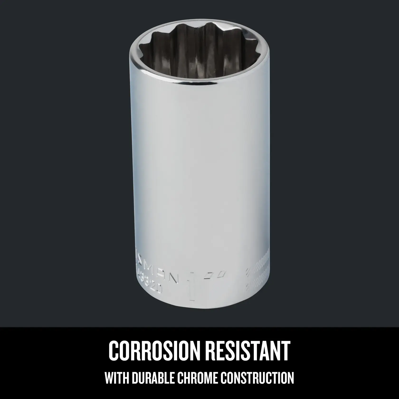 CRAFTSMAN® 3/8-Inch Drive 1-Inch 12-Point Standard (SAE) Deep Socket