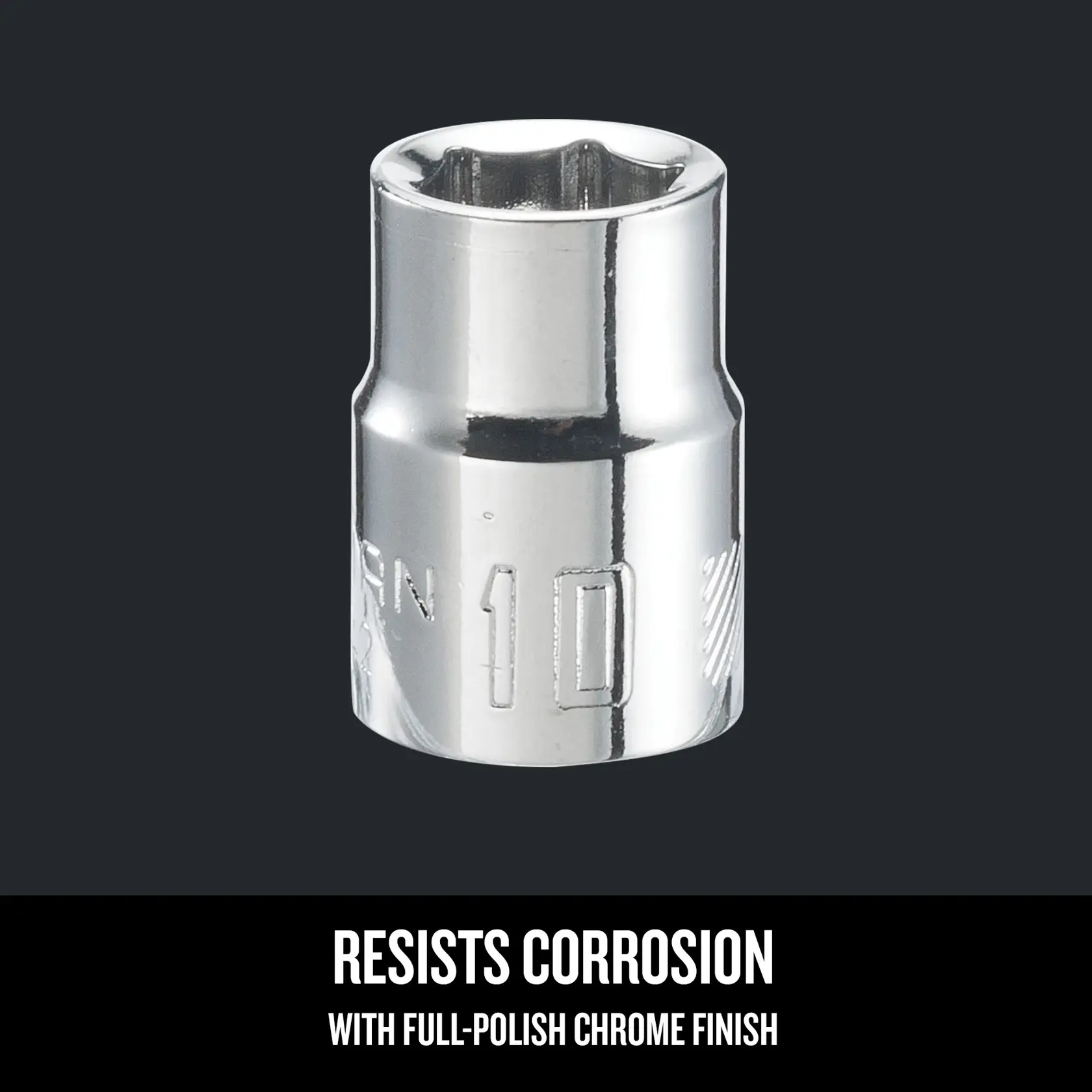 Graphic of CRAFTSMAN Sockets: 6-Point highlighting product features