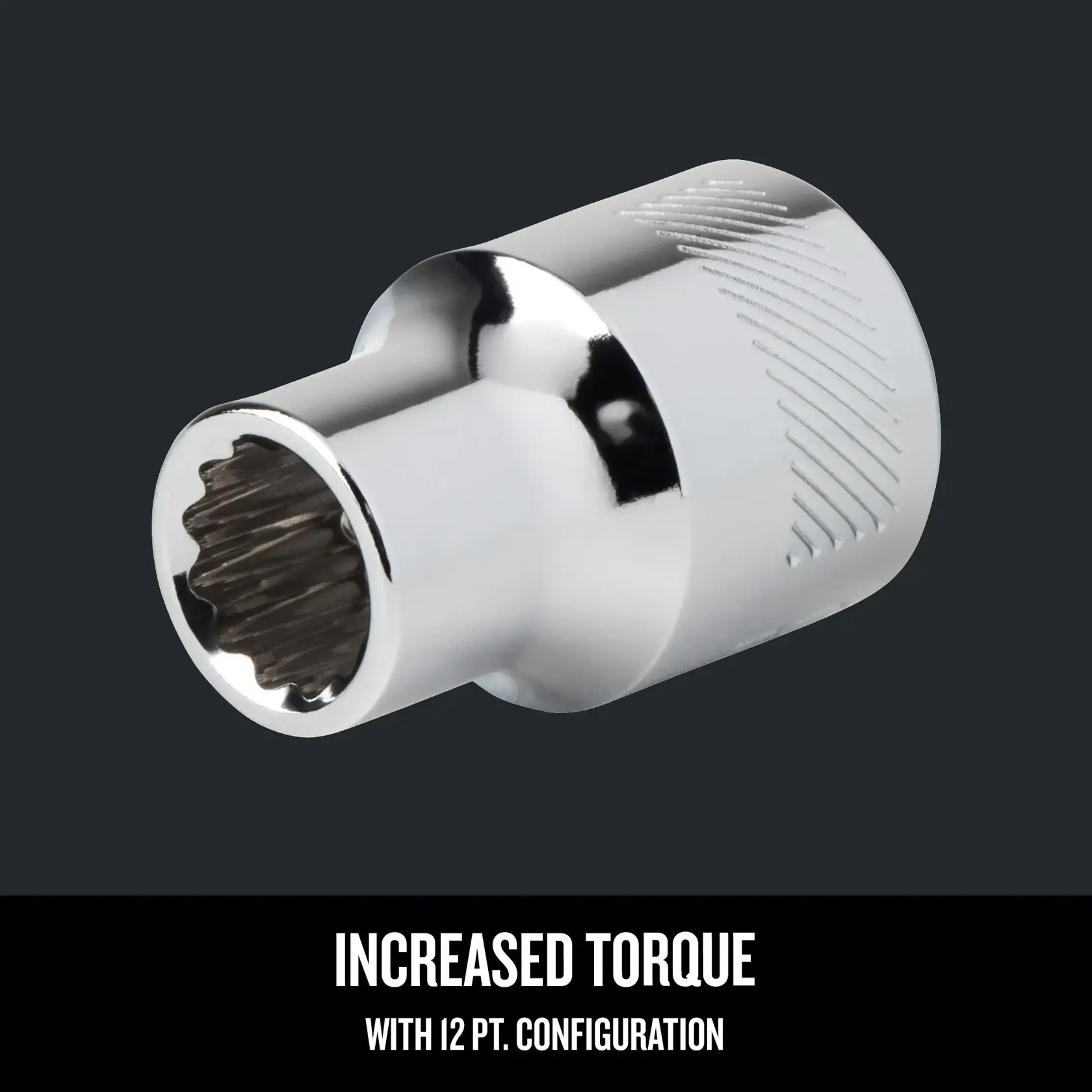 Graphic of CRAFTSMAN Sockets: 12-Point highlighting product features