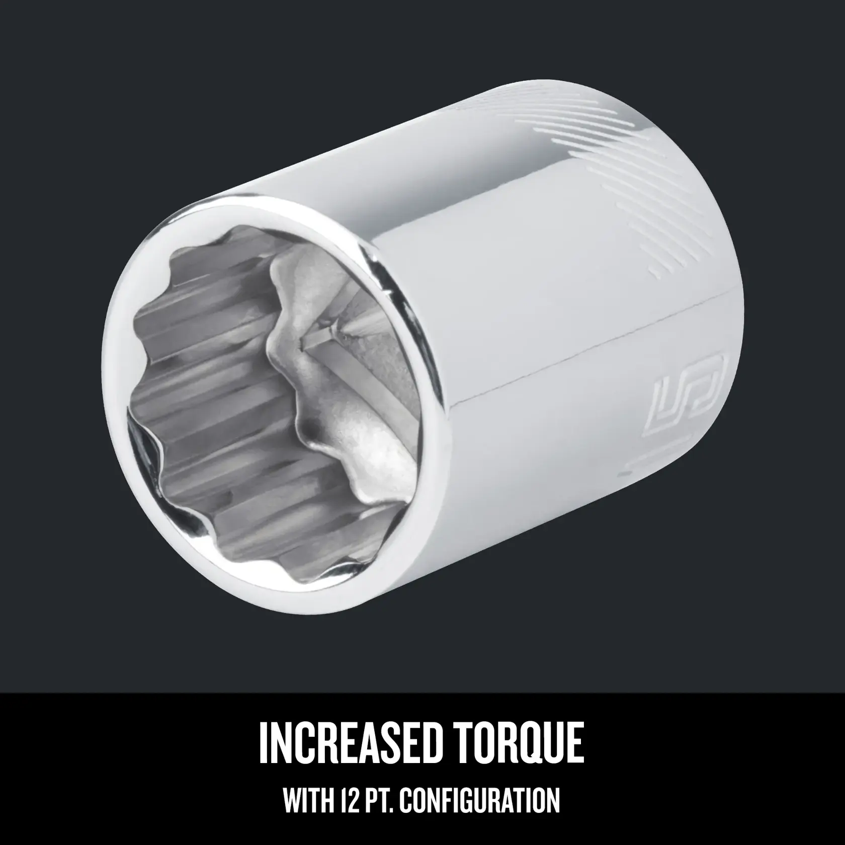 Graphic of CRAFTSMAN Sockets: 12-Point highlighting product features