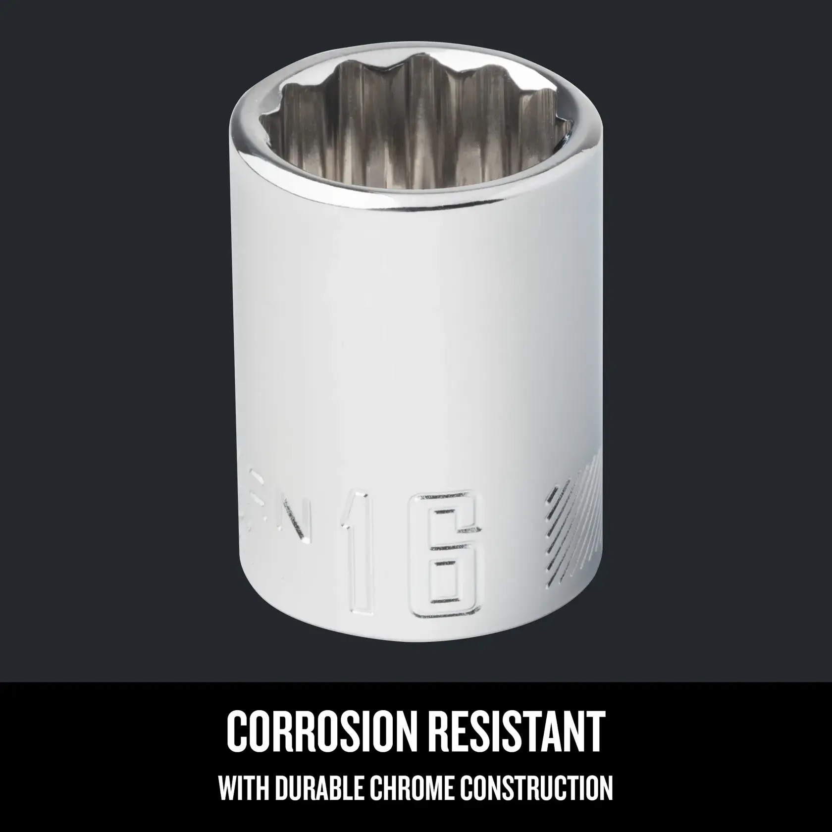 Graphic of CRAFTSMAN Sockets: 12-Point highlighting product features