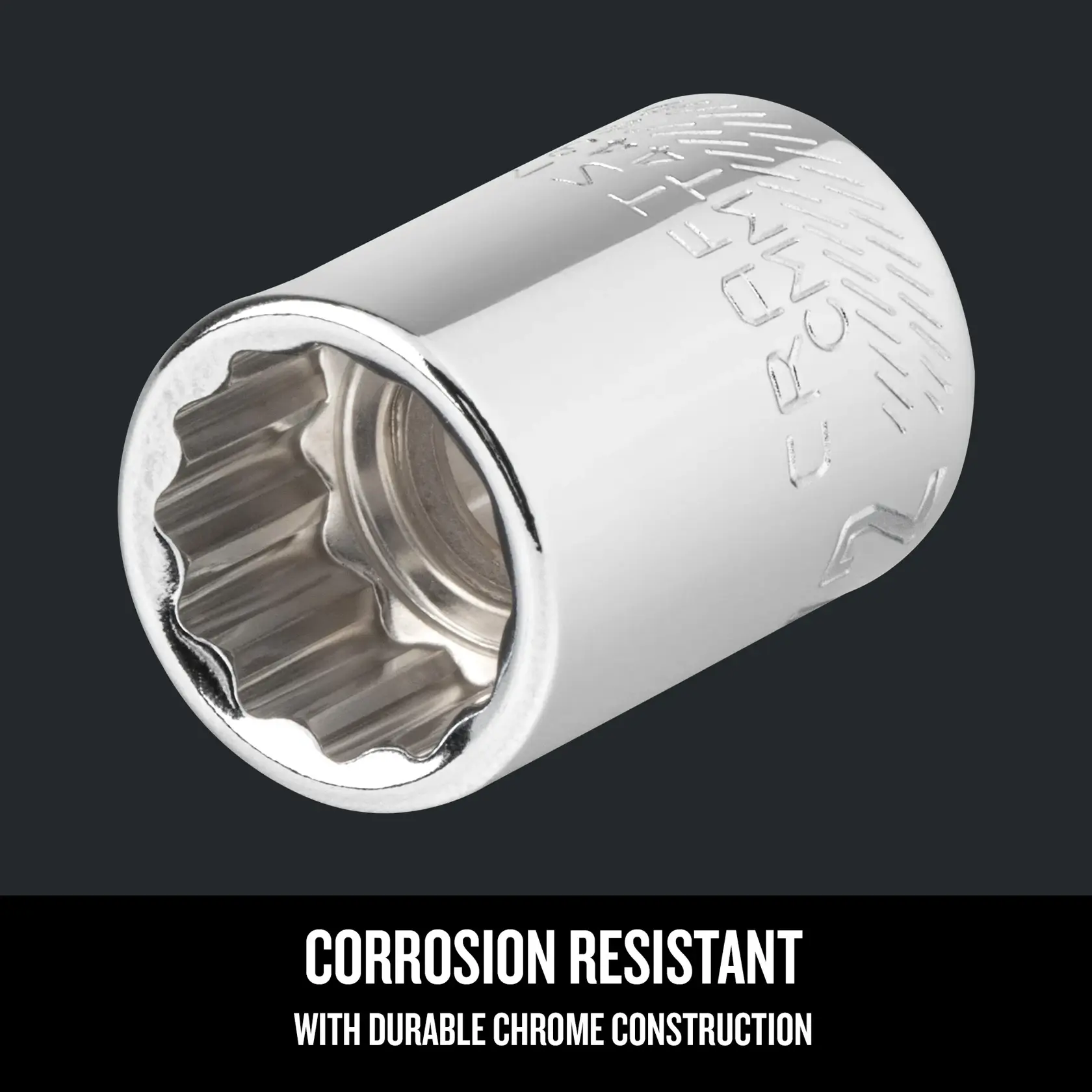 Graphic of CRAFTSMAN Sockets: 12-Point highlighting product features