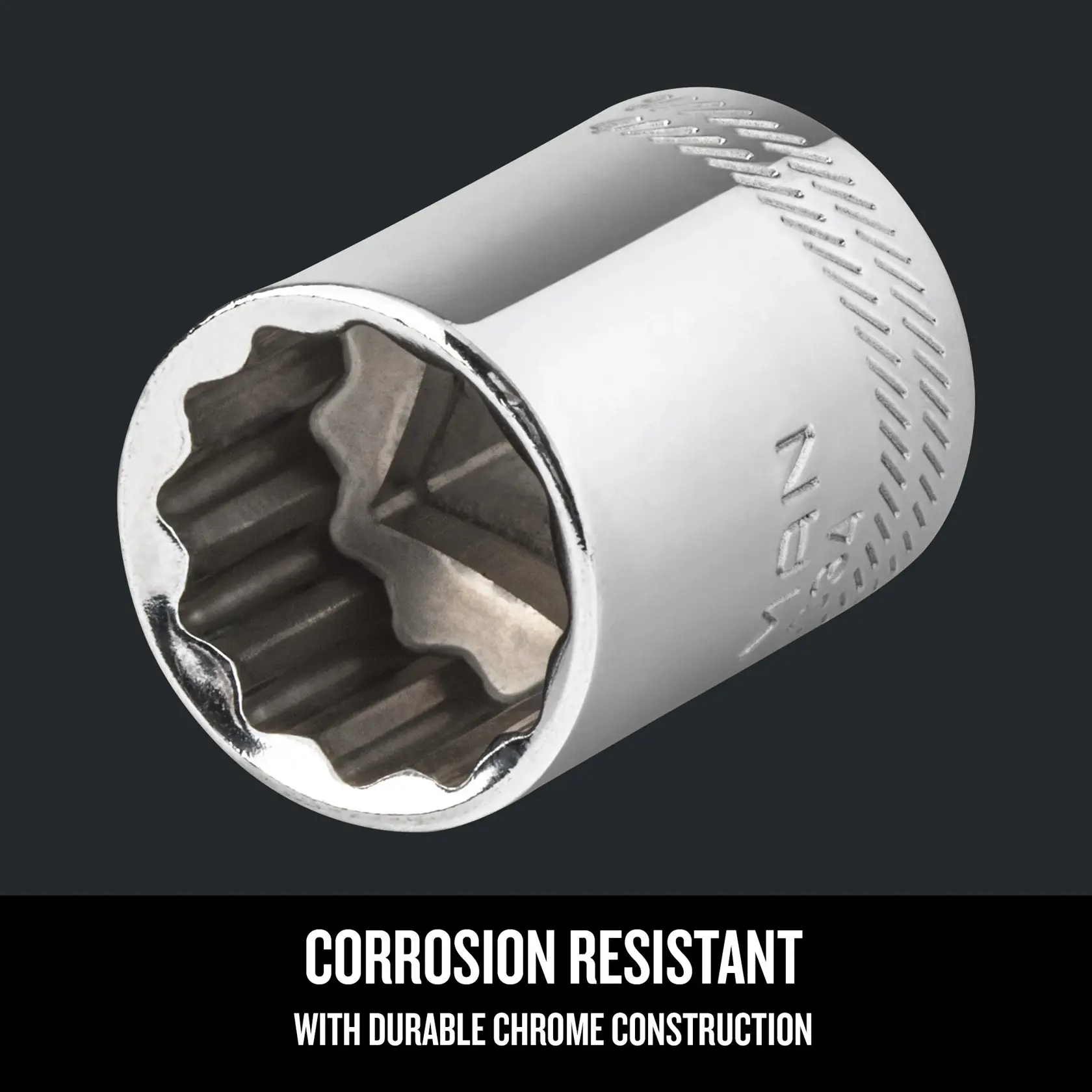 Graphic of CRAFTSMAN Sockets: 12-Point highlighting product features