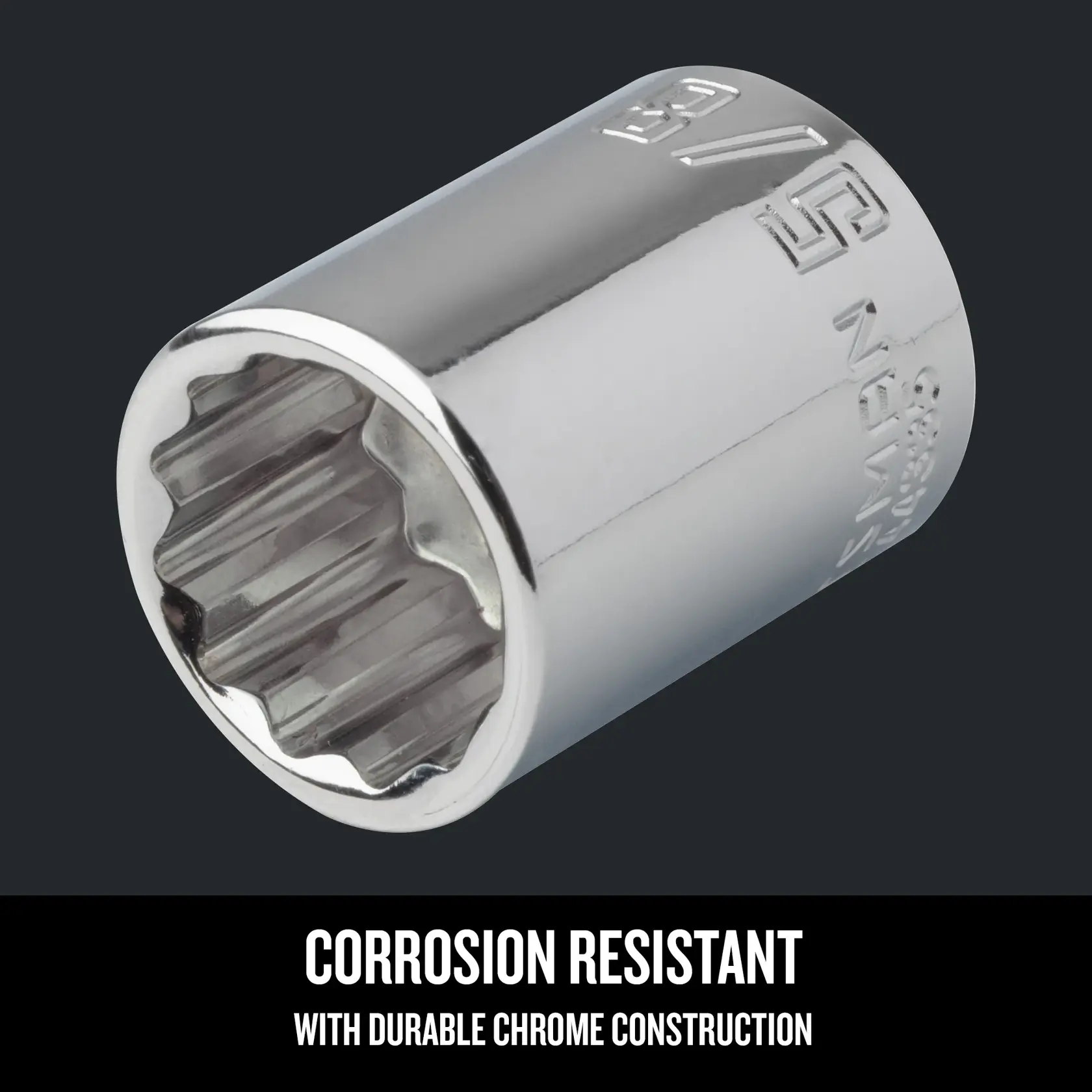 Graphic of CRAFTSMAN Sockets: 12-Point highlighting product features
