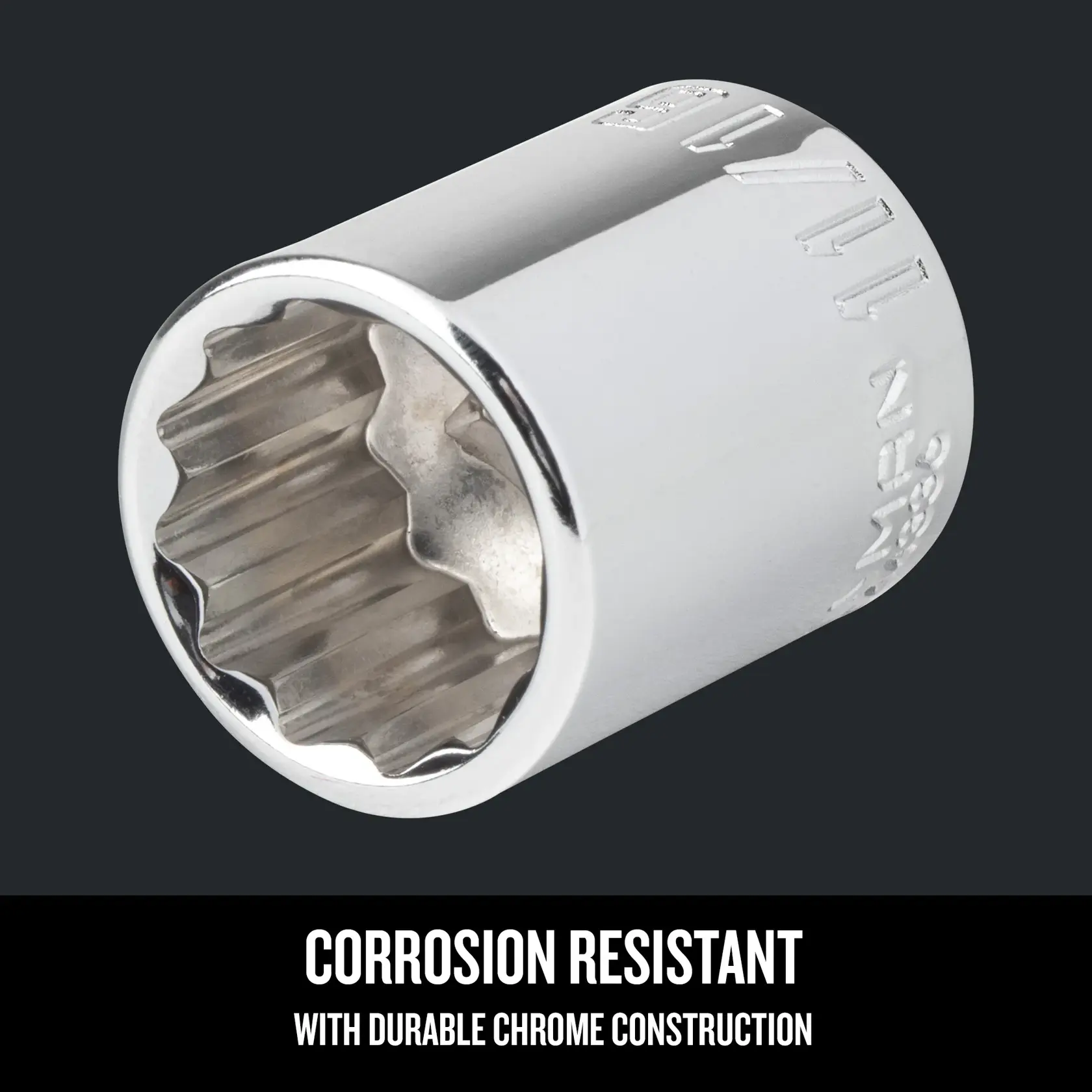 Graphic of CRAFTSMAN Sockets: 12-Point highlighting product features