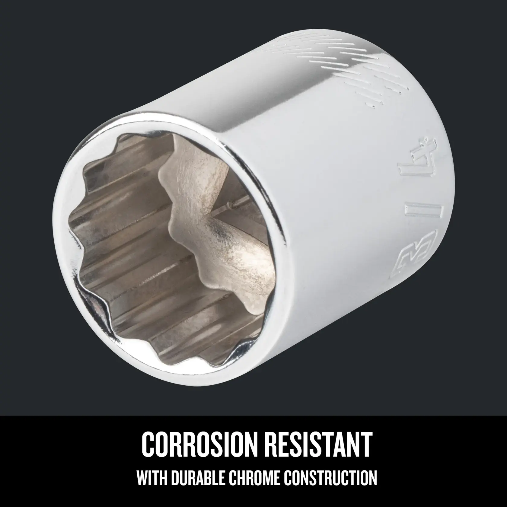 Graphic of CRAFTSMAN Sockets: 12-Point highlighting product features