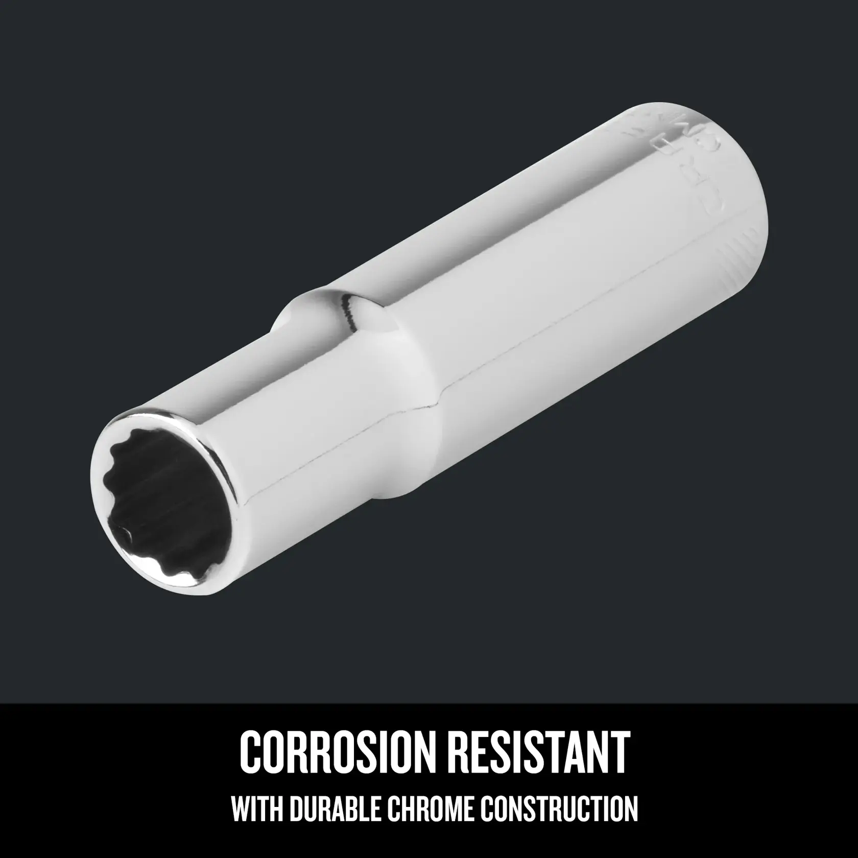 Graphic of CRAFTSMAN Sockets: 12-Point highlighting product features