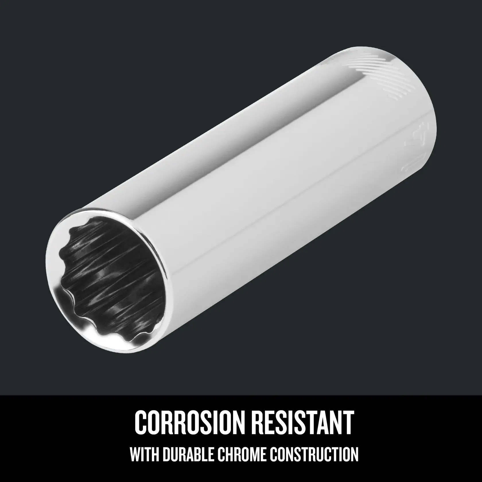 Graphic of CRAFTSMAN Sockets: 12-Point highlighting product features