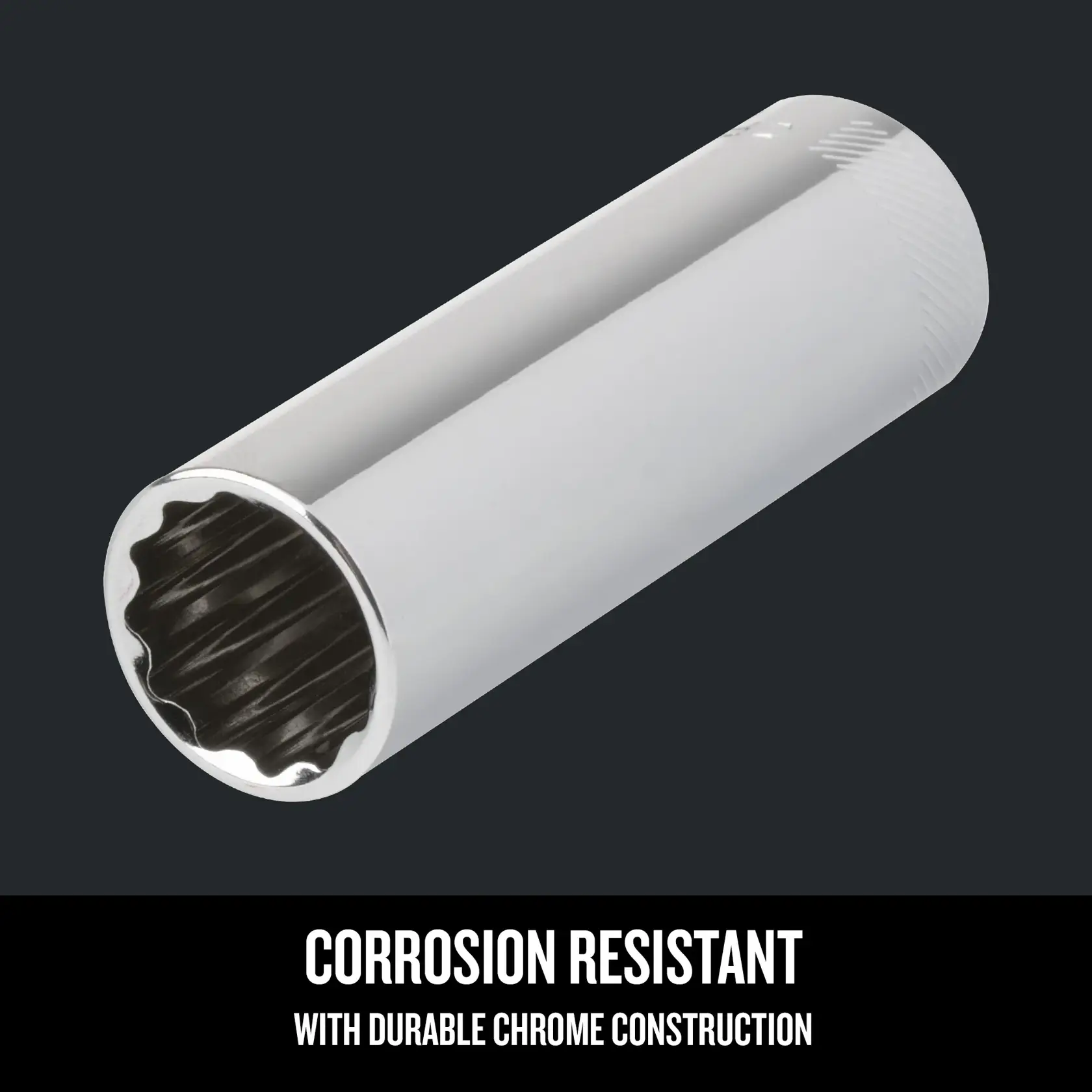 Graphic of CRAFTSMAN Sockets: 12-Point highlighting product features