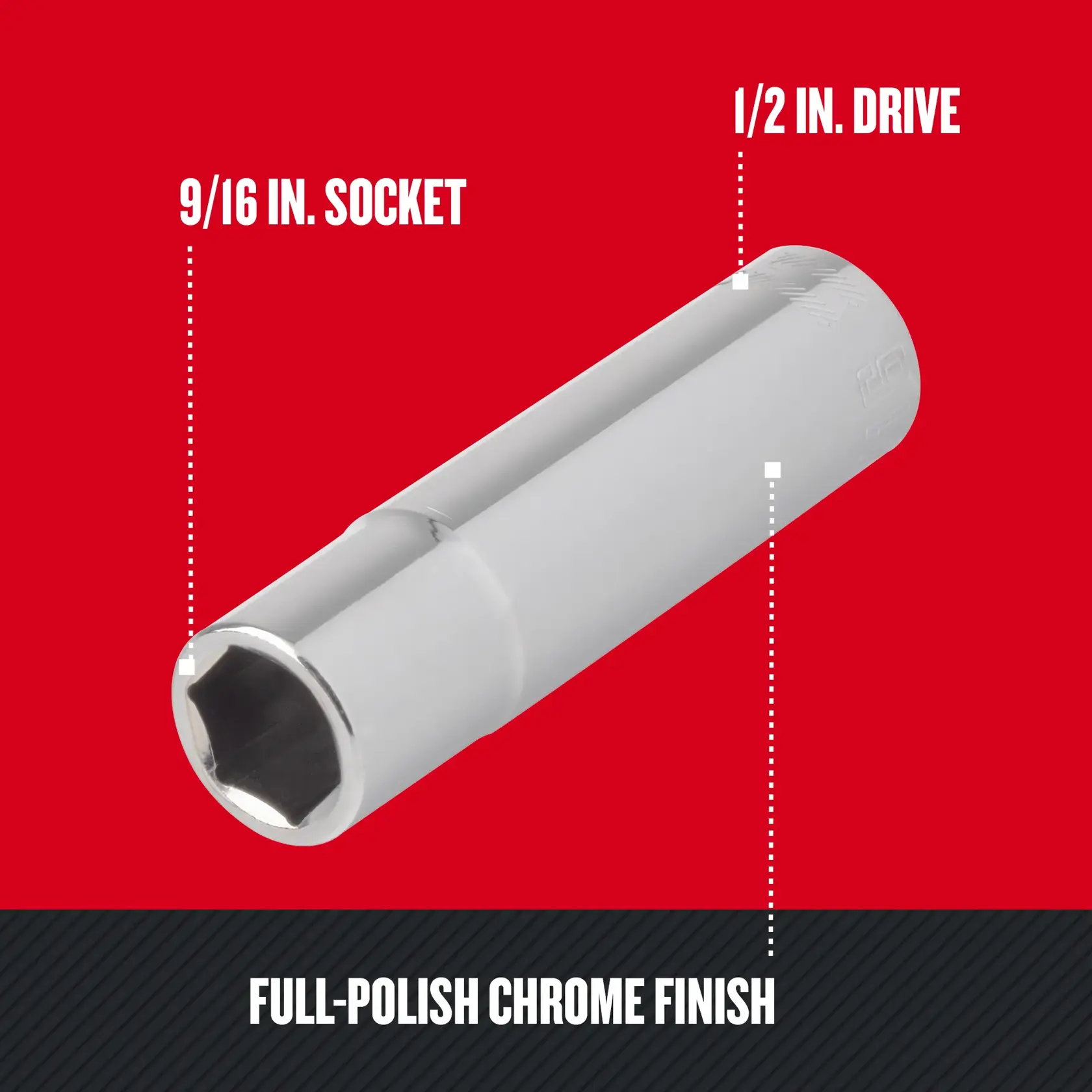 Graphic of CRAFTSMAN Sockets: 6-Point highlighting product features