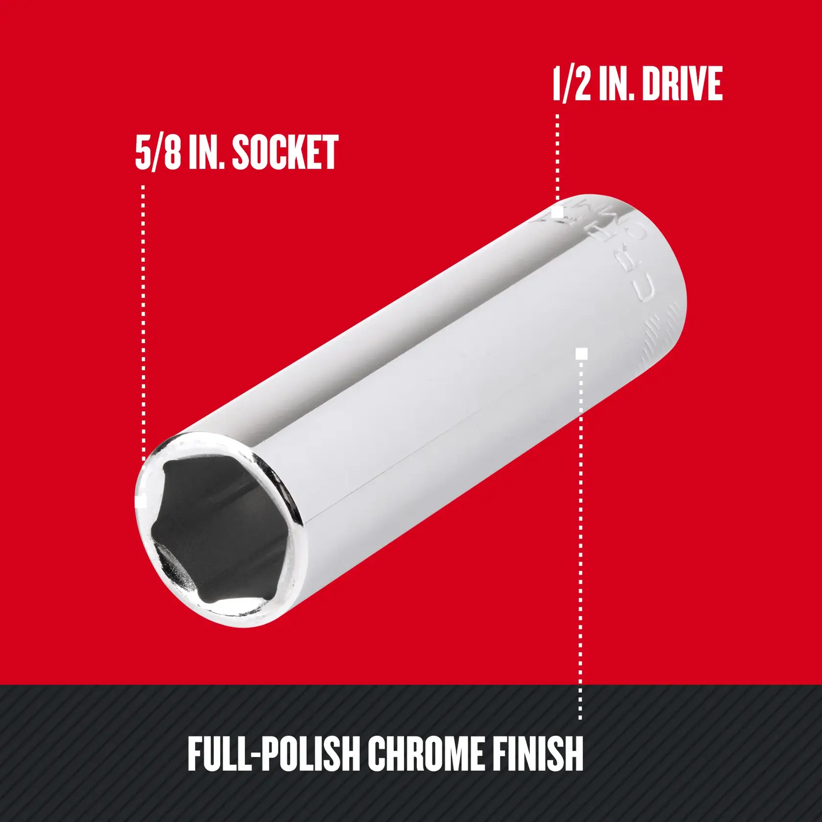 Graphic of CRAFTSMAN Sockets: 6-Point highlighting product features