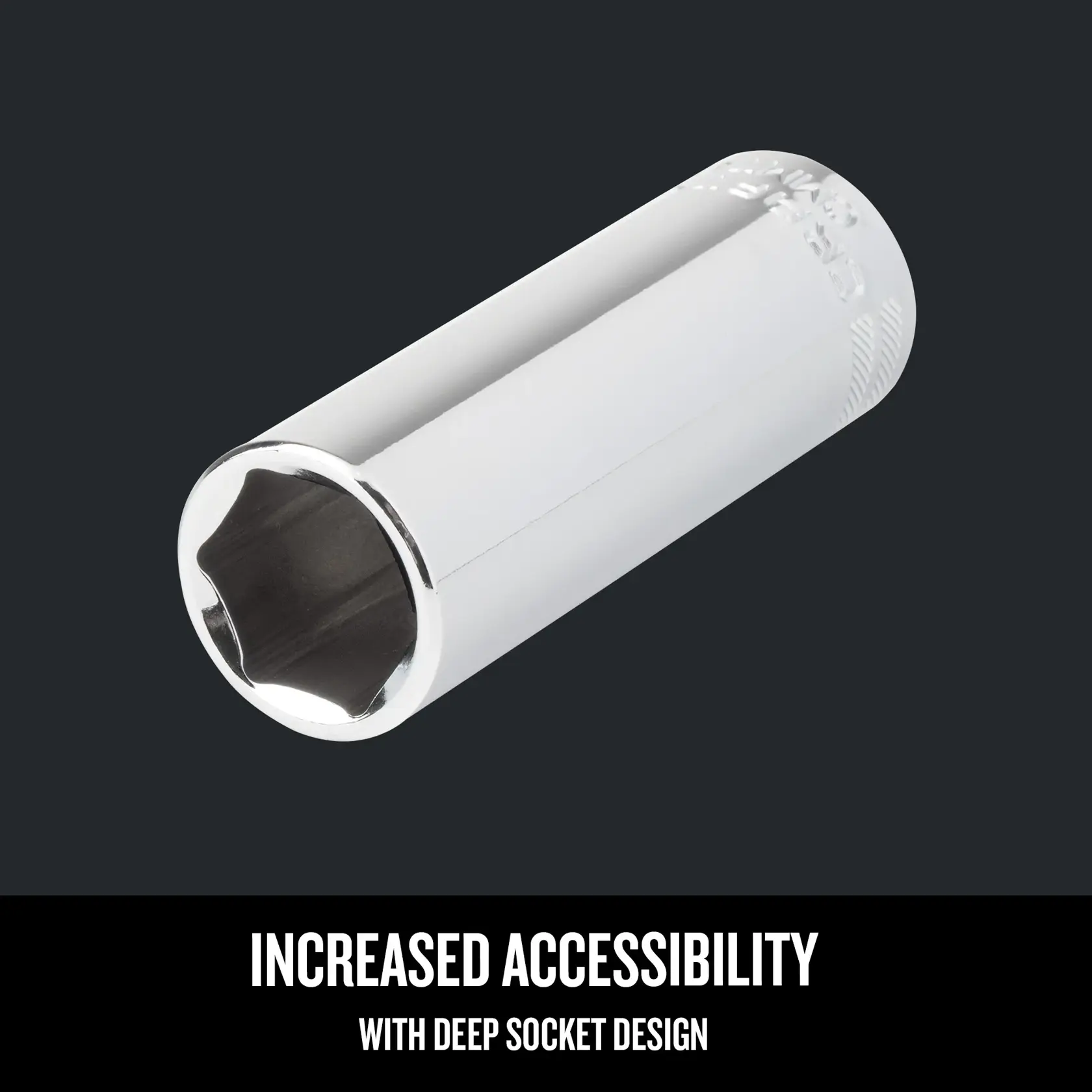 Graphic of CRAFTSMAN Sockets: 6-Point highlighting product features