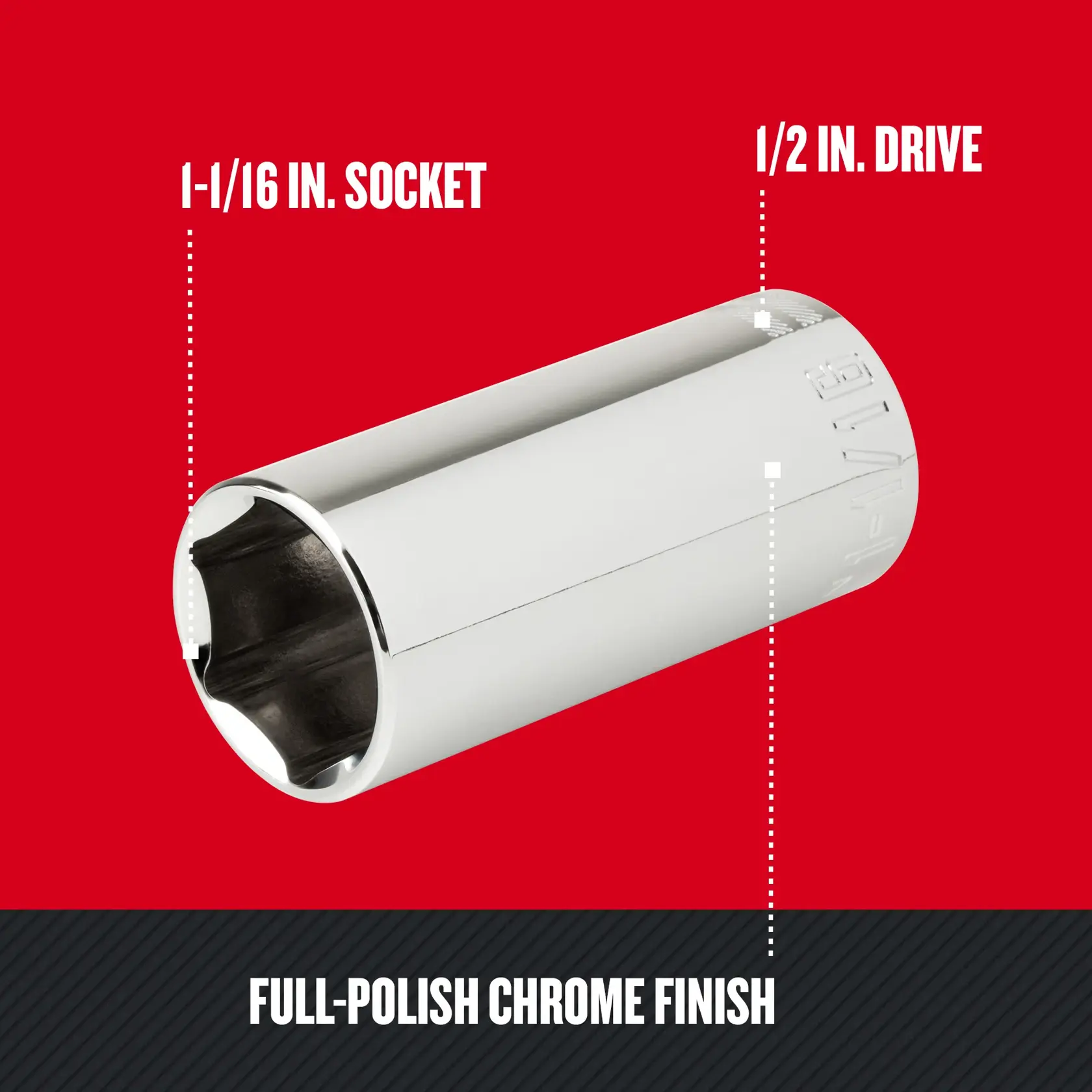 Graphic of CRAFTSMAN Sockets: 6-Point highlighting product features