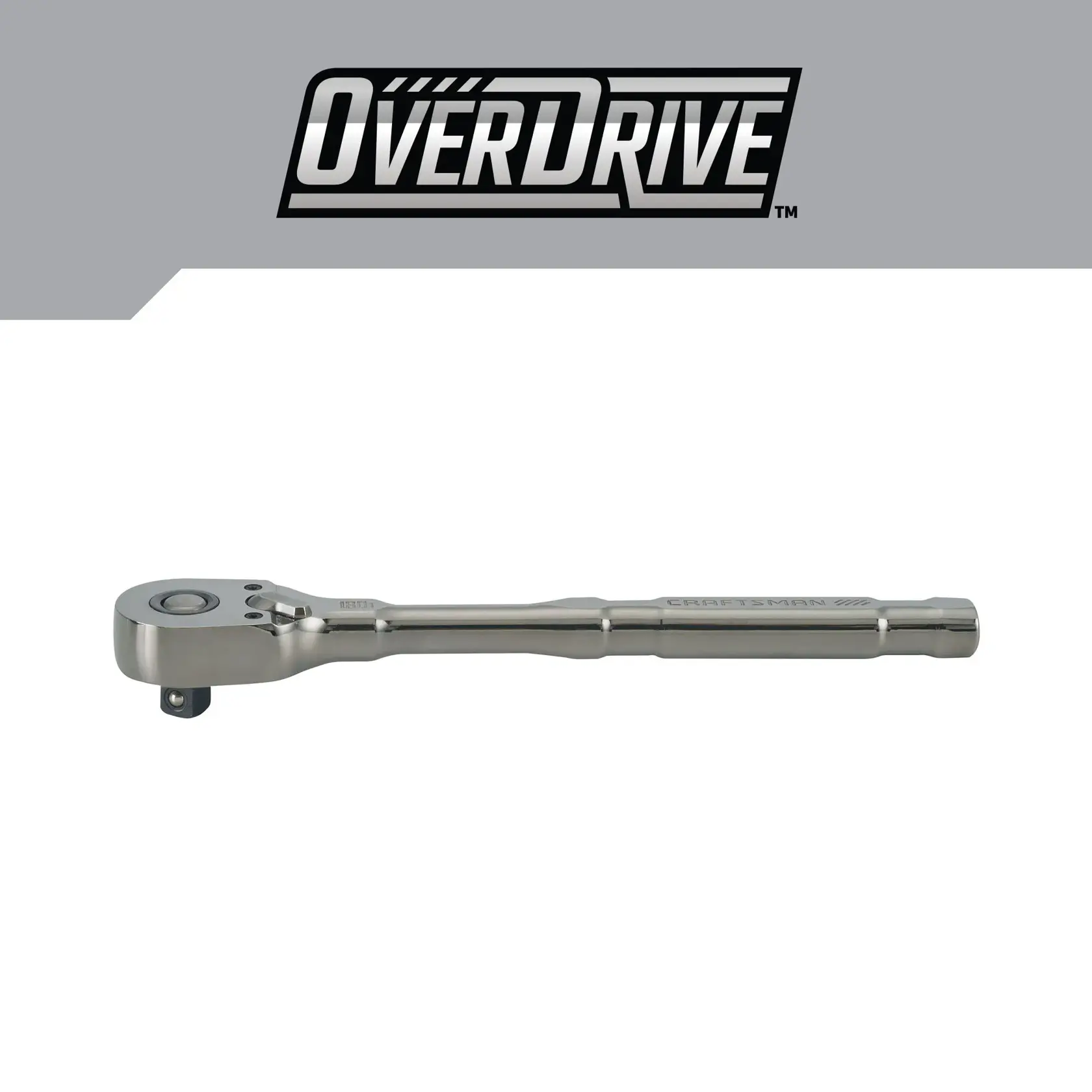 CRAFTSMAN OVERDRIVE 1/2 INCH DRIVE RATCHET on white background