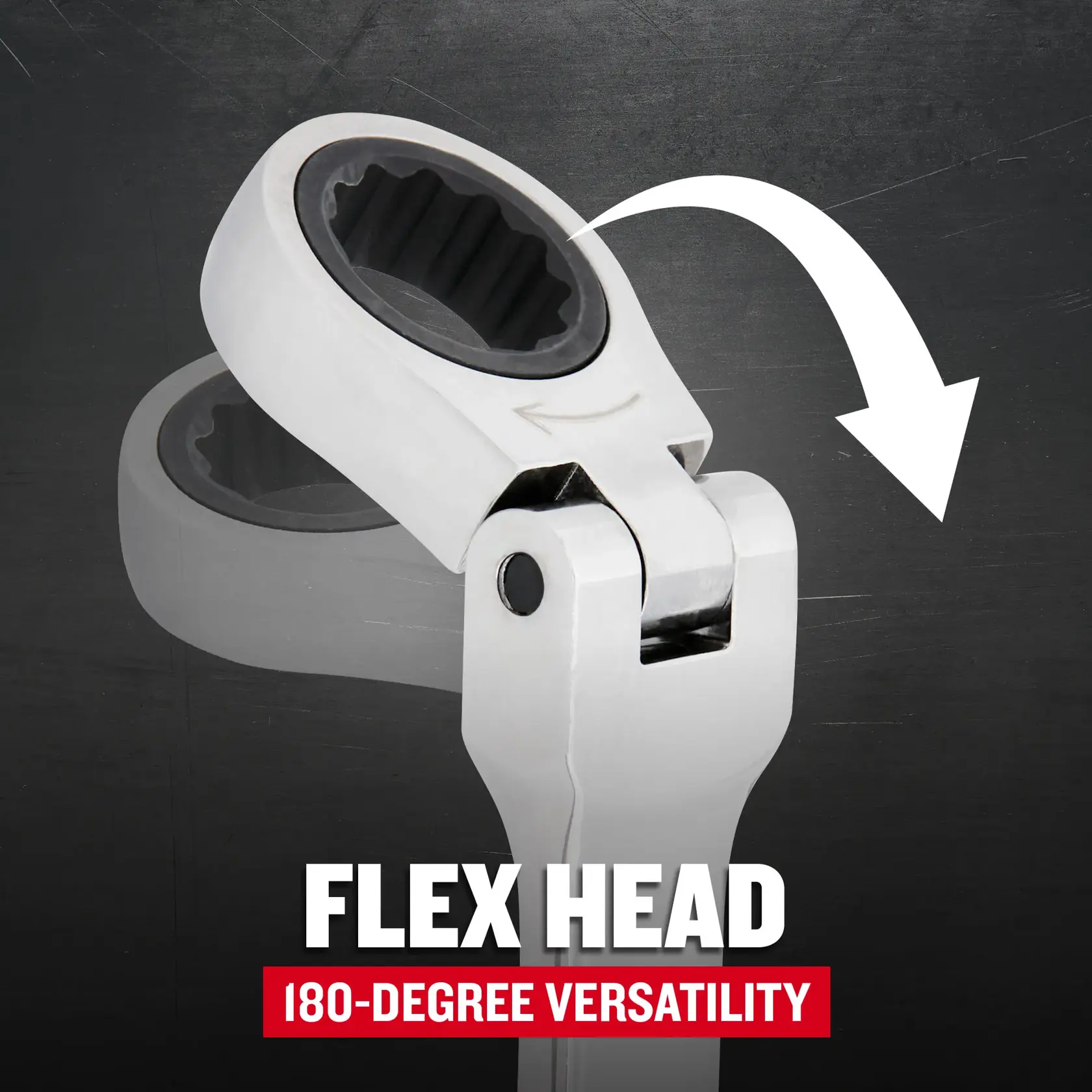 Craftsman CMMT87010 7 pc SAE Flex Reversible Ratchet Set F+B