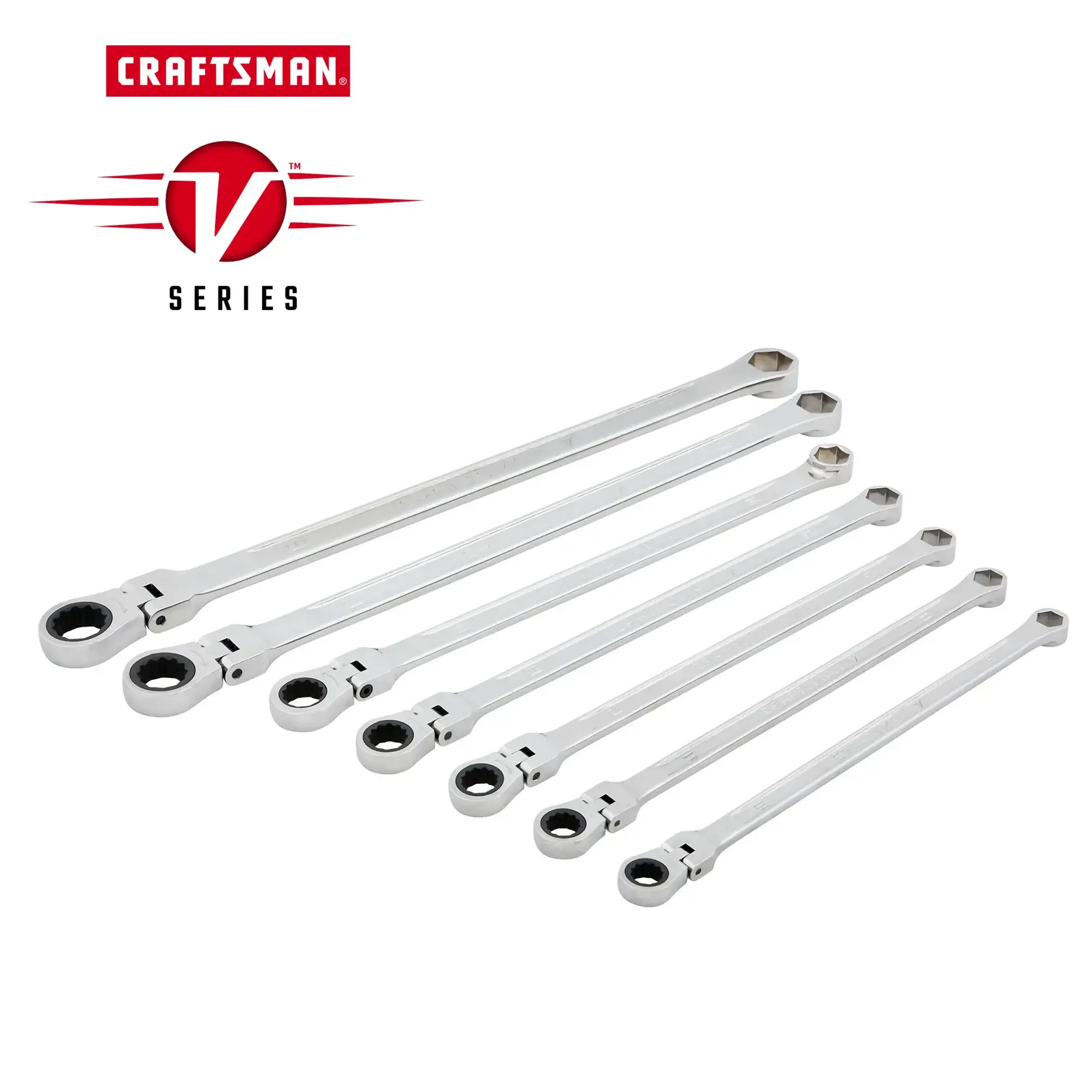 CRAFTSMAN® V-Series™ XXL Standard (SAE) Ratcheting Flex Head