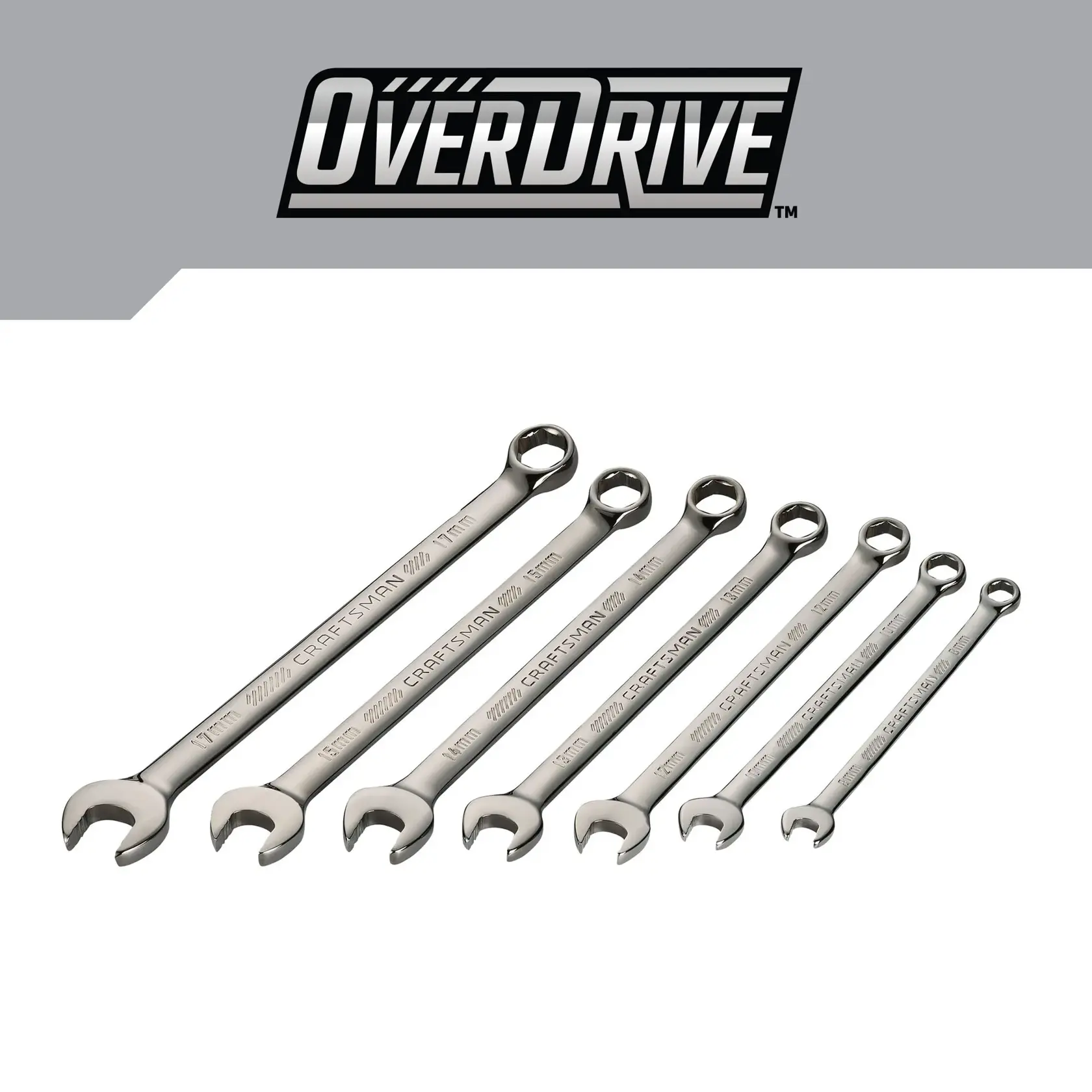 CRAFTSMAN OVERDRIVE 7 PIECE WRENCH SET product on white background