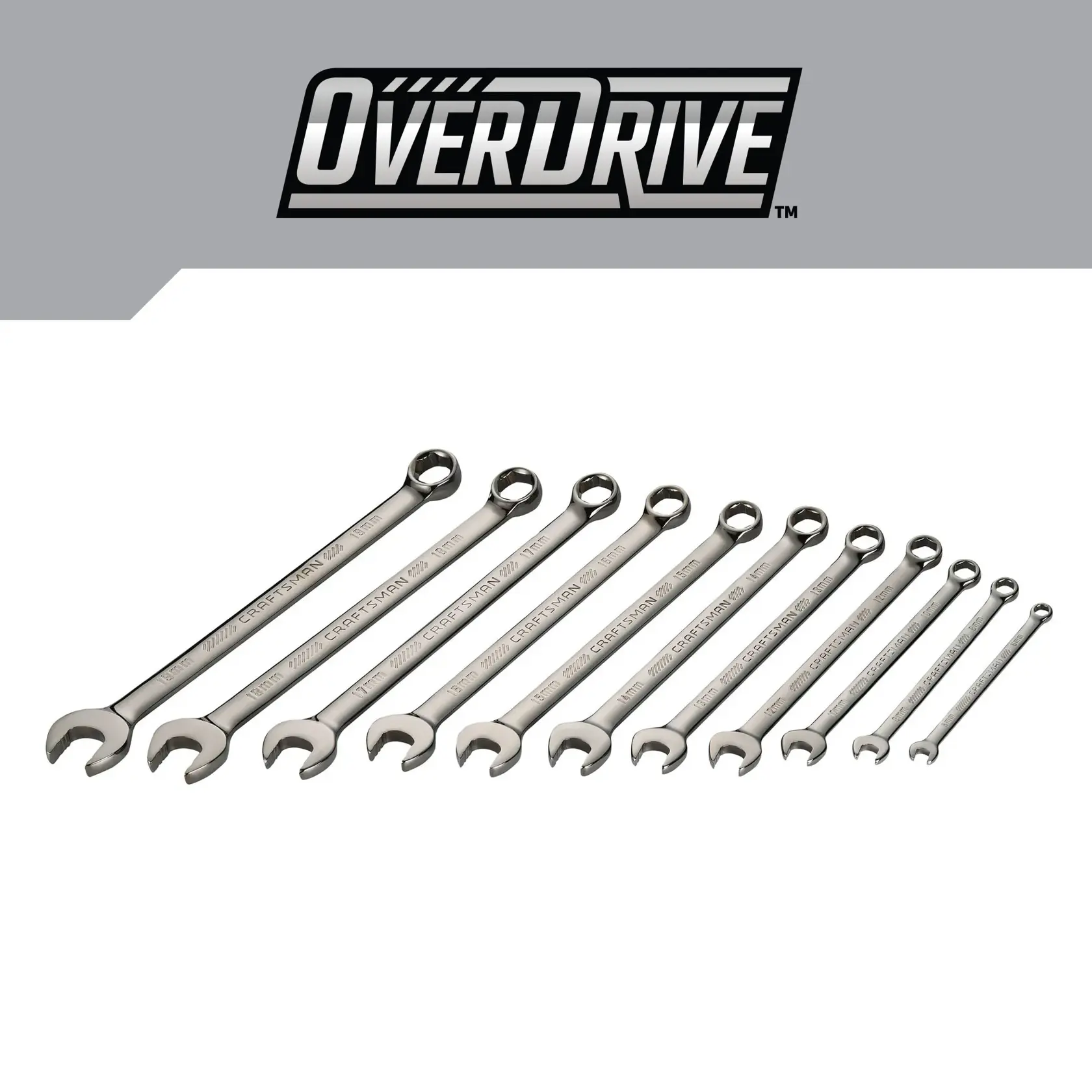 CRAFTSMAN OVERDRIVE 11 PIECE WRENCH SET product on white background